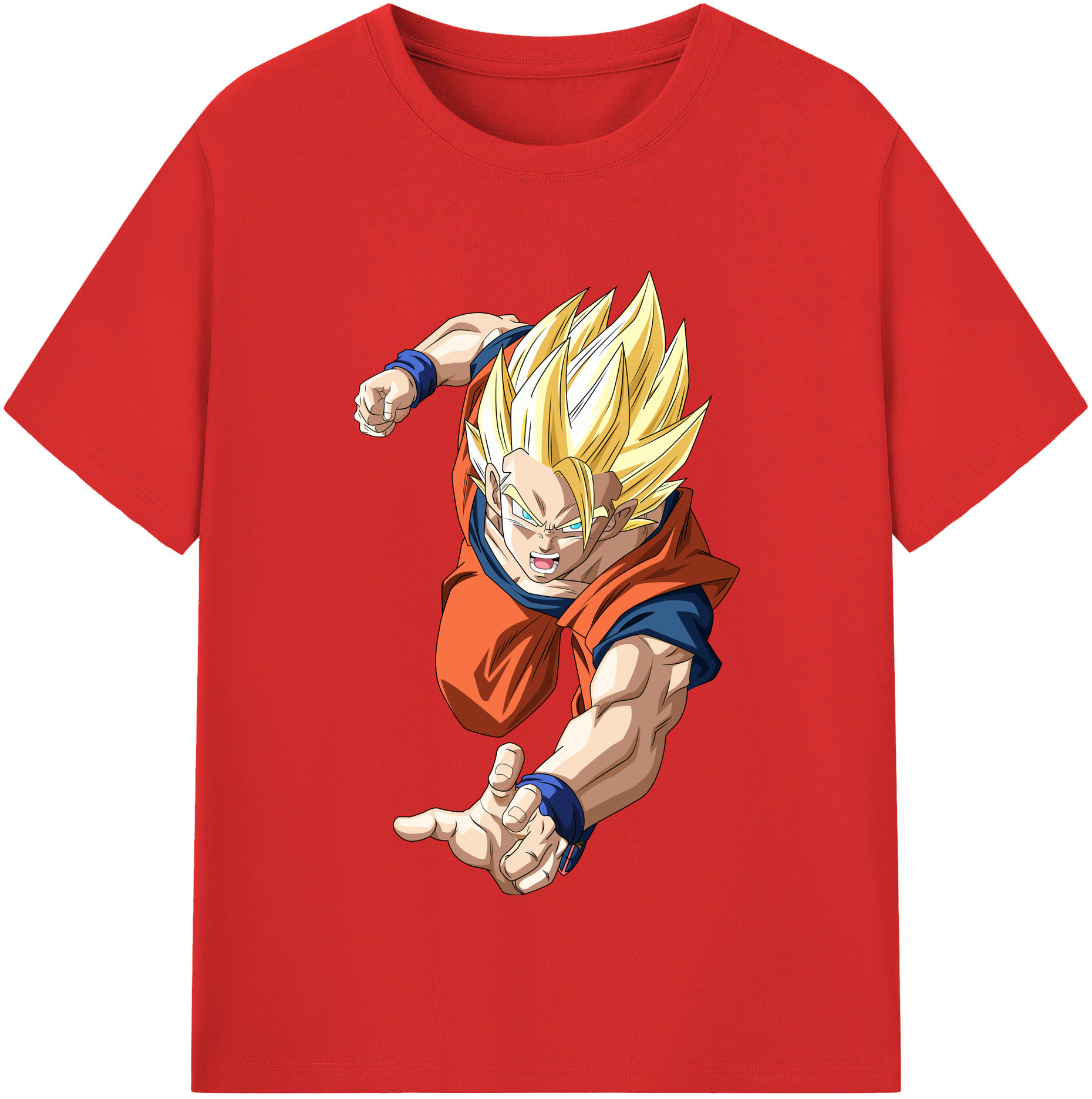 （画像用） ドラゴンボール 孫 悟飯（そんごはん）DRAGON BALL Son Gohan 綿100％半袖Tシャツ（フロントプリント）