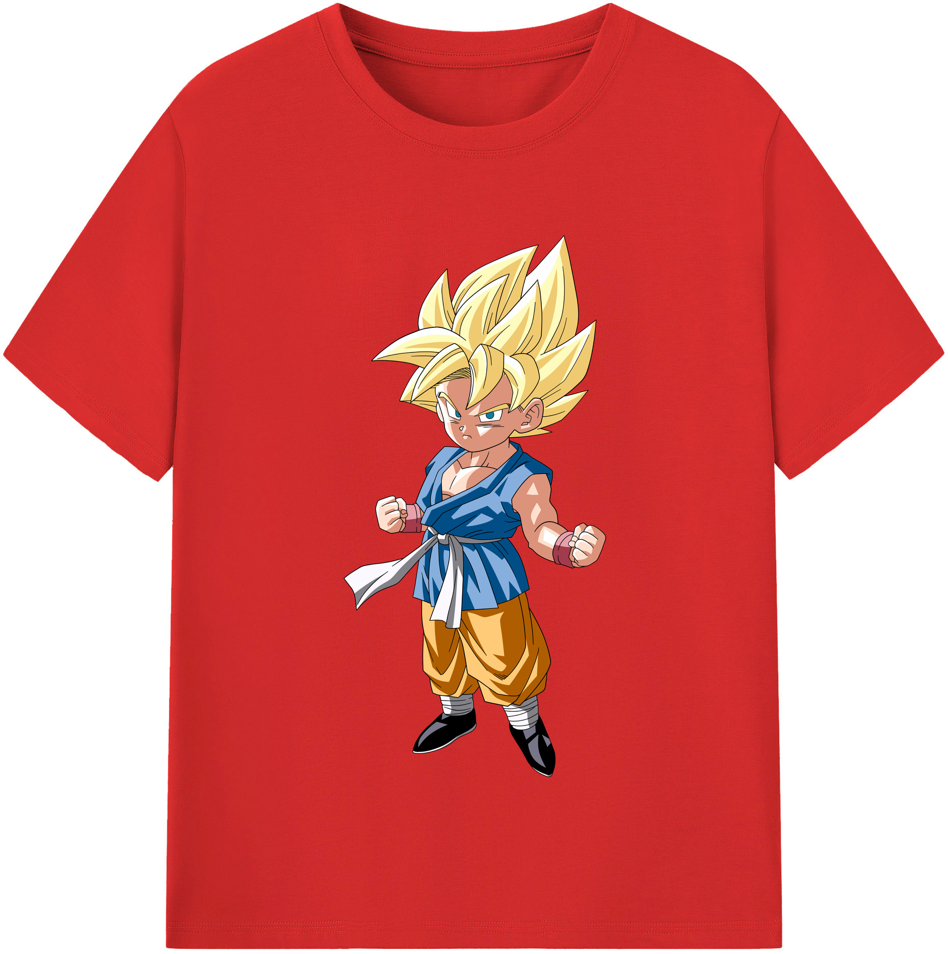 （画像用） ドラゴンボール 孫 悟飯（そんごはん）DRAGON BALL Son Gohan 綿100％半袖Tシャツ（フロントプリント）