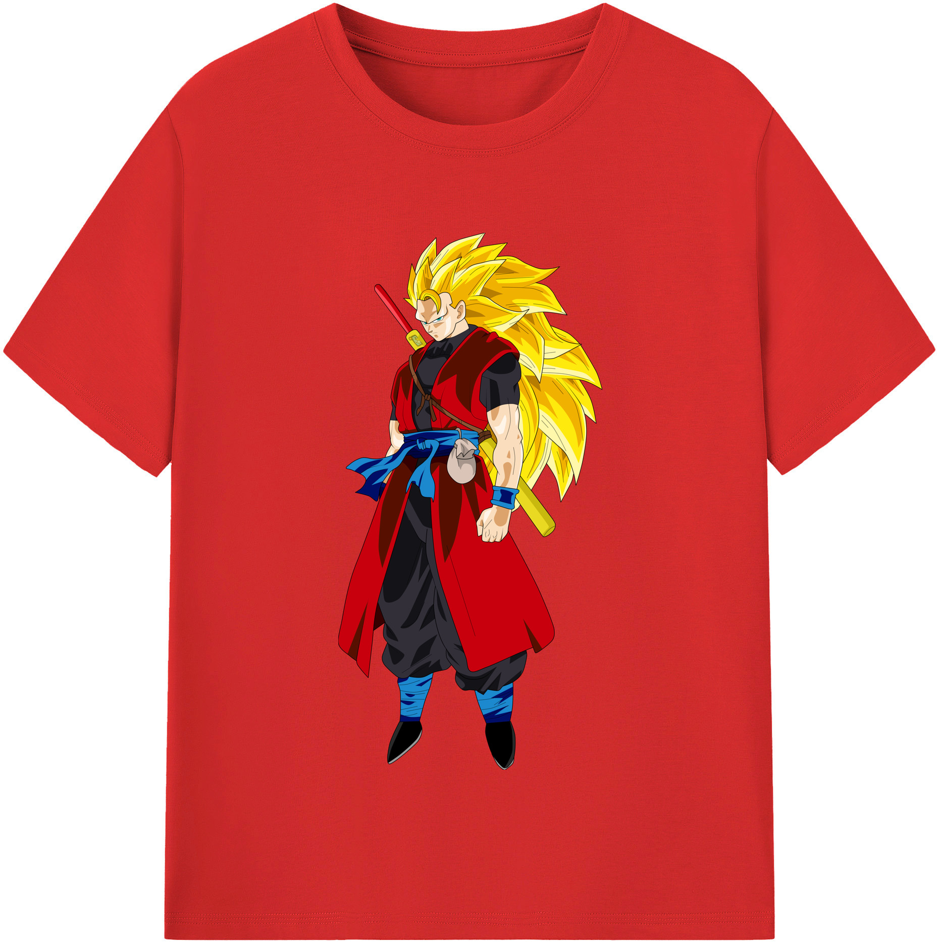 （画像用） ドラゴンボール トランクス（Torankusu）DRAGON BALL Trunks 綿100％半袖Tシャツ（フロントプリント）