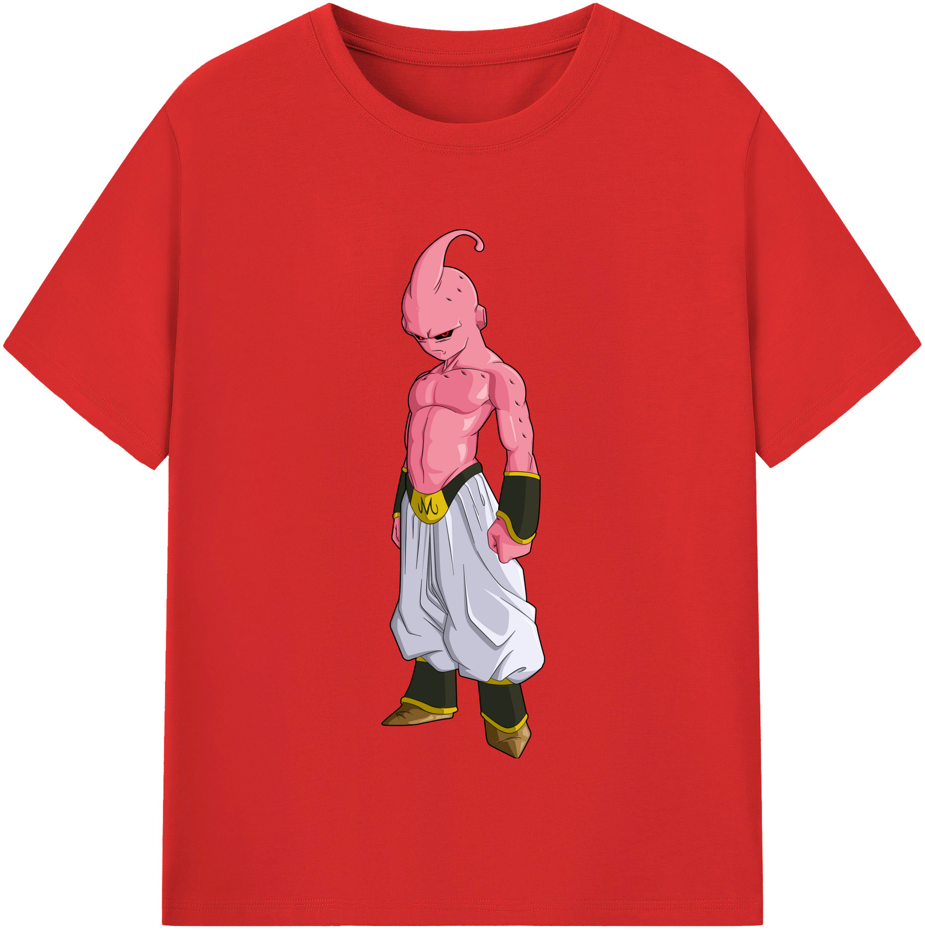 （画像用） ドラゴンボール 魔人ブウ DRAGON BALL Majin Buu 綿100％半袖Tシャツ（フロントプリント）
