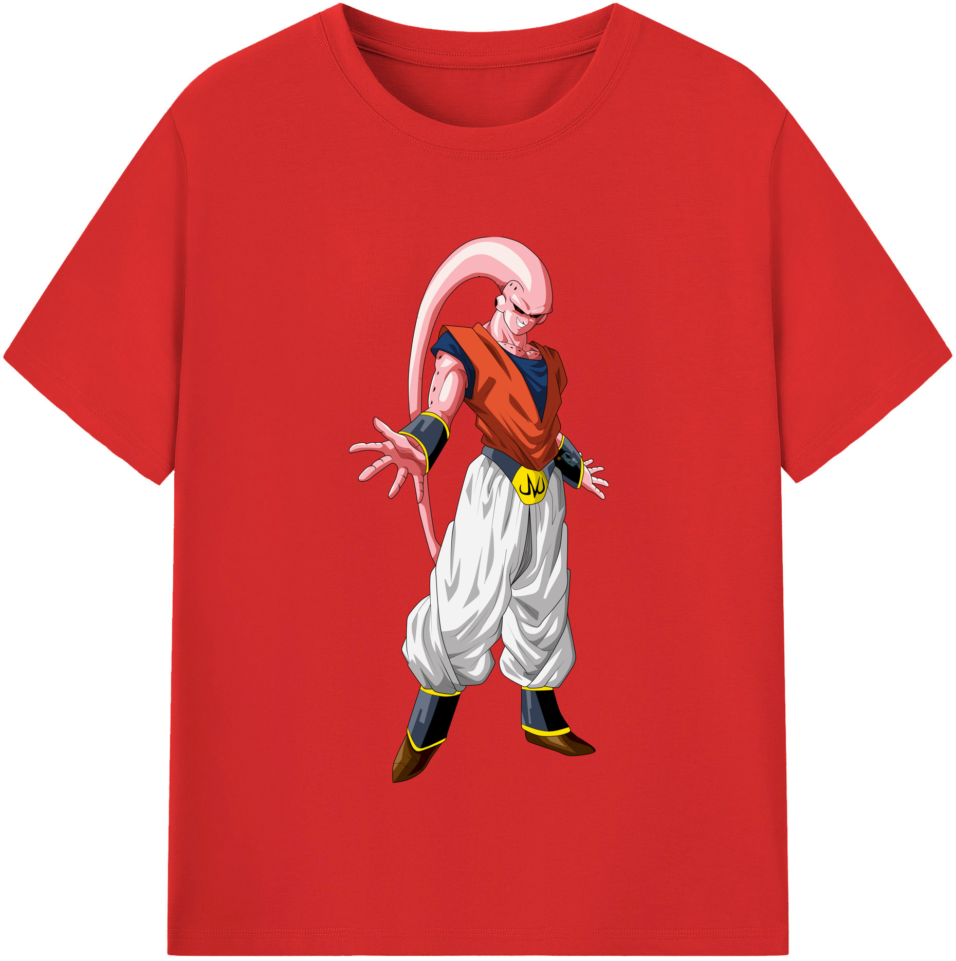 （画像用） ドラゴンボール 魔人ブウ DRAGON BALL Majin Buu 綿100％半袖Tシャツ（フロントプリント）