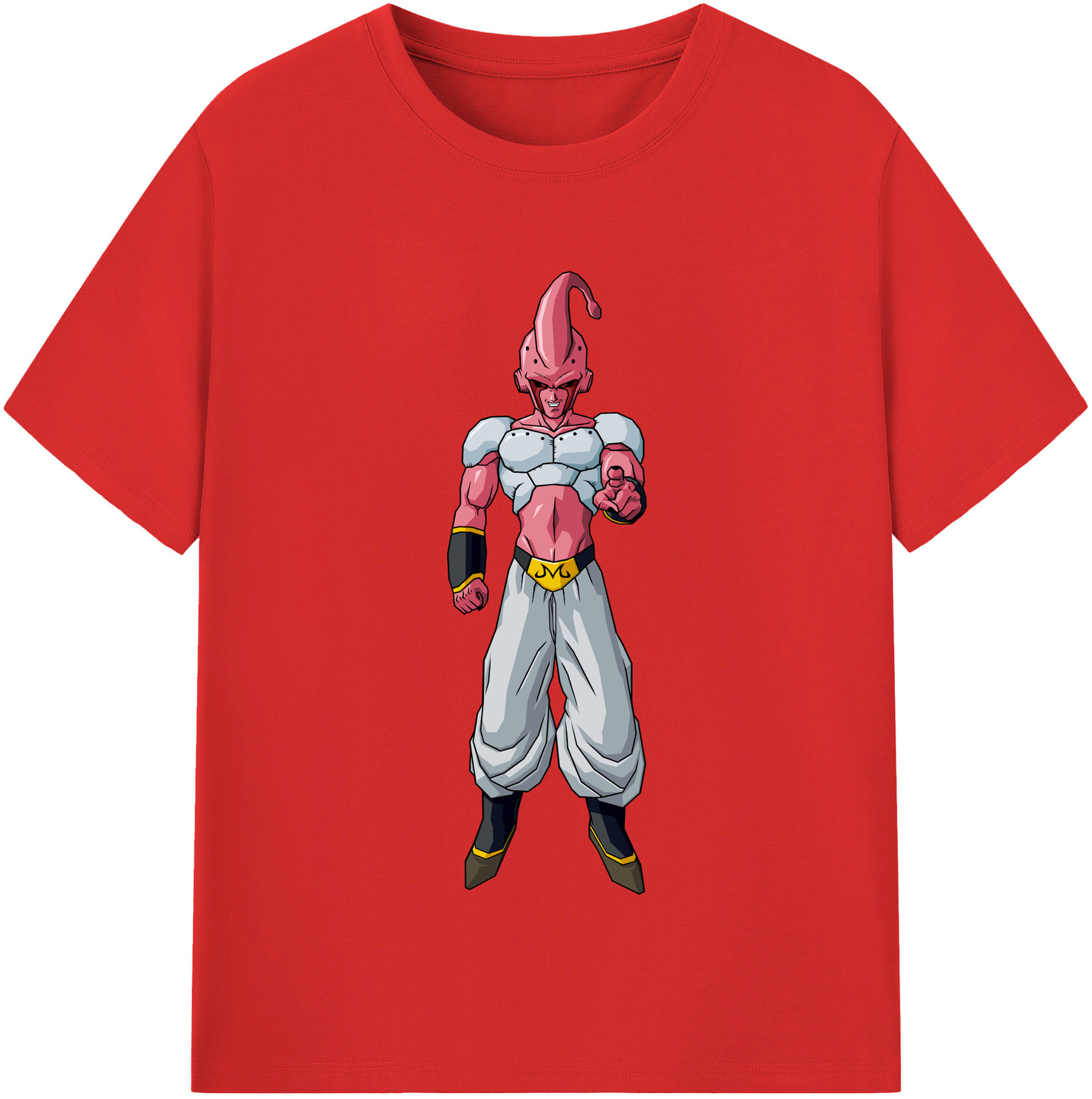 （画像用） ドラゴンボール 魔人ブウ DRAGON BALL Majin Buu 綿100％半袖Tシャツ（フロントプリント）