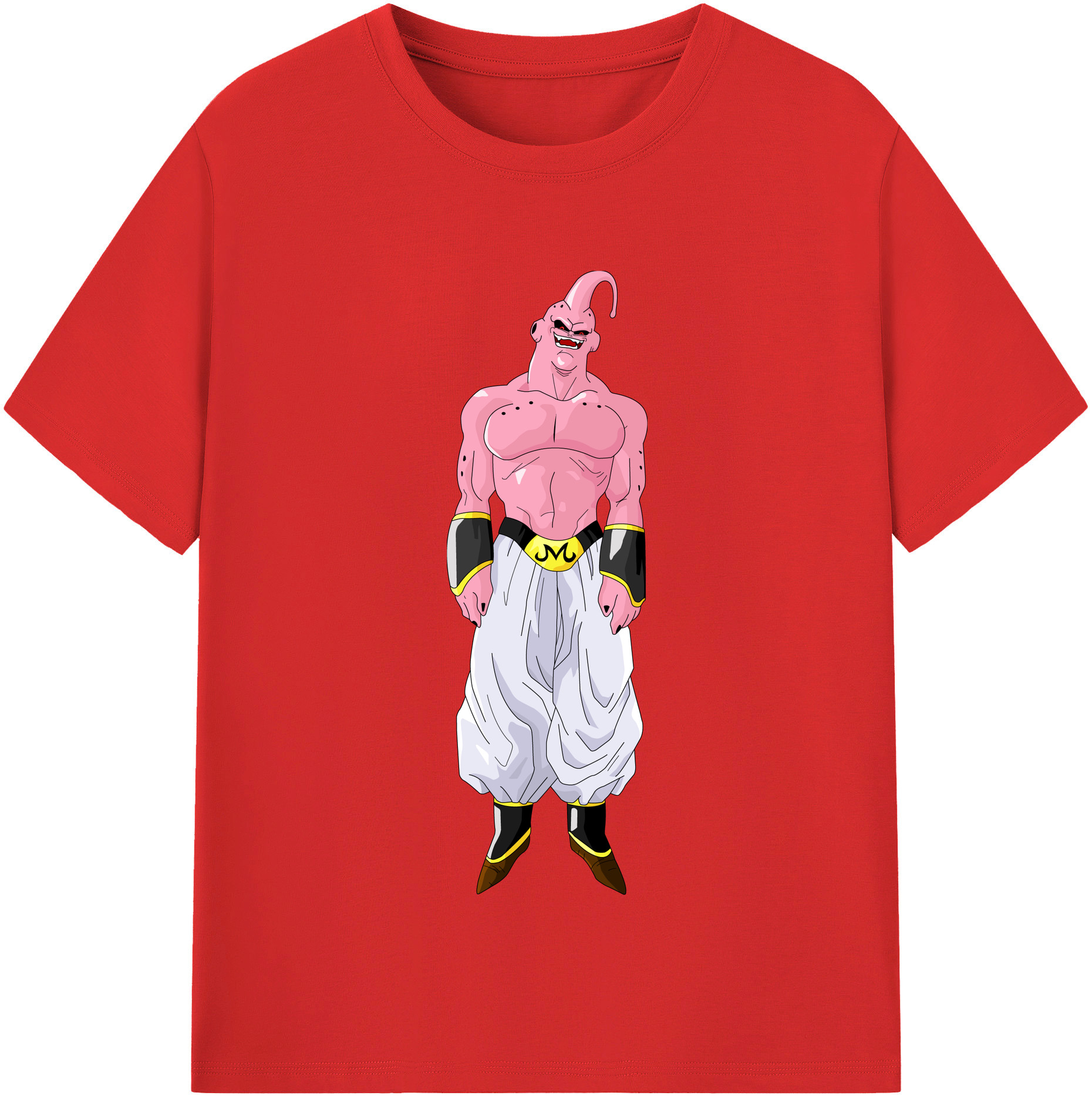 （画像用） ドラゴンボール 魔人ブウ DRAGON BALL Majin Buu 綿100％半袖Tシャツ（フロントプリント）