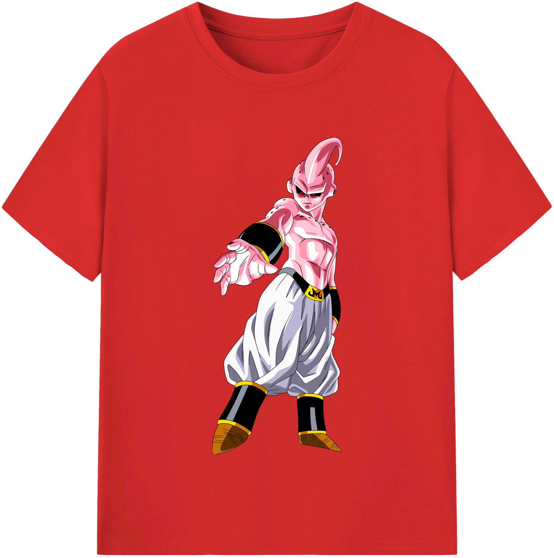 （画像用） ドラゴンボール 魔人ブウ DRAGON BALL Majin Buu 綿100％半袖Tシャツ（フロントプリント）