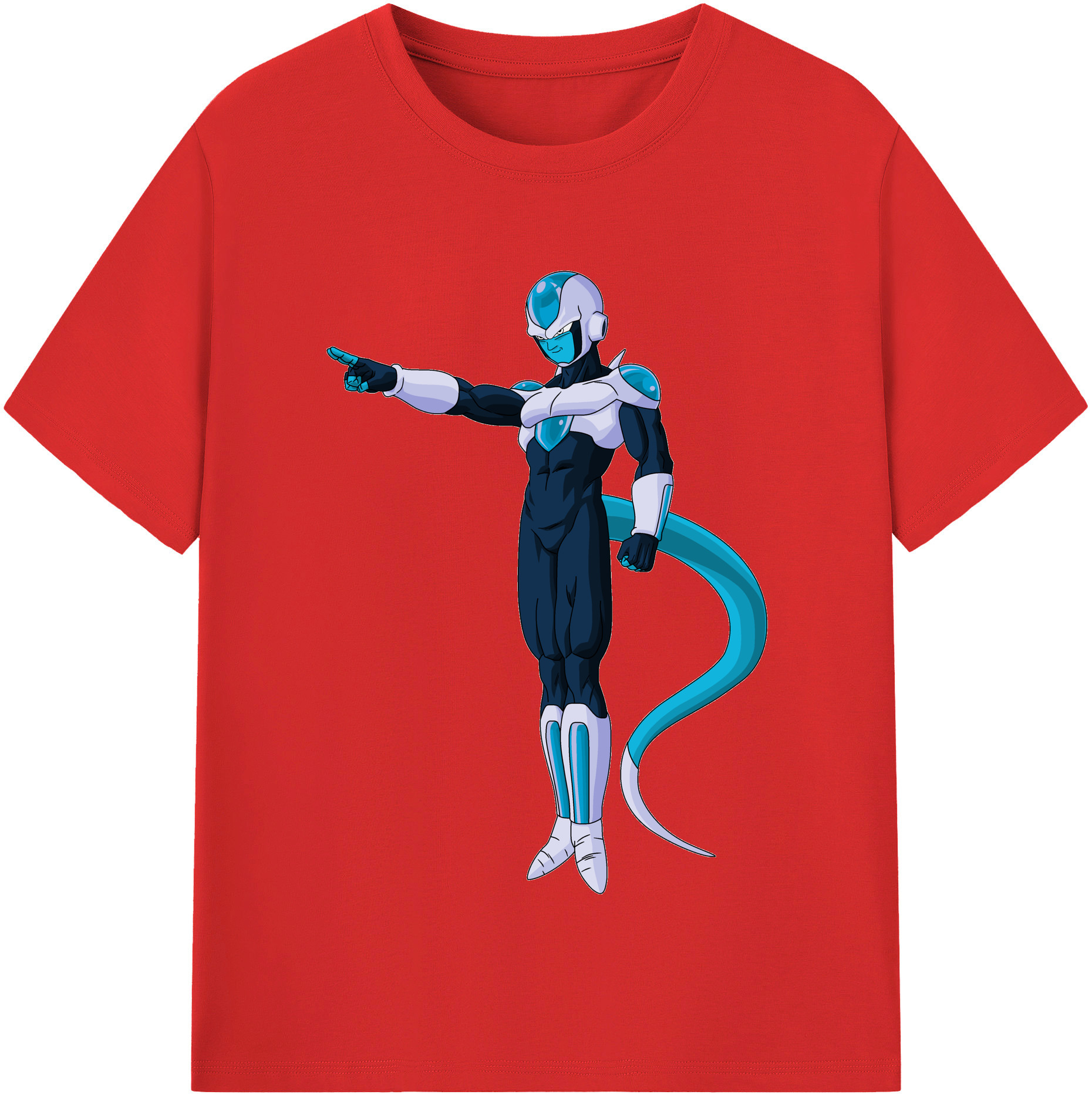 （画像用） ドラゴンボール フリーザ DRAGON BALL Frieza 綿100％半袖Tシャツ（フロントプリント）