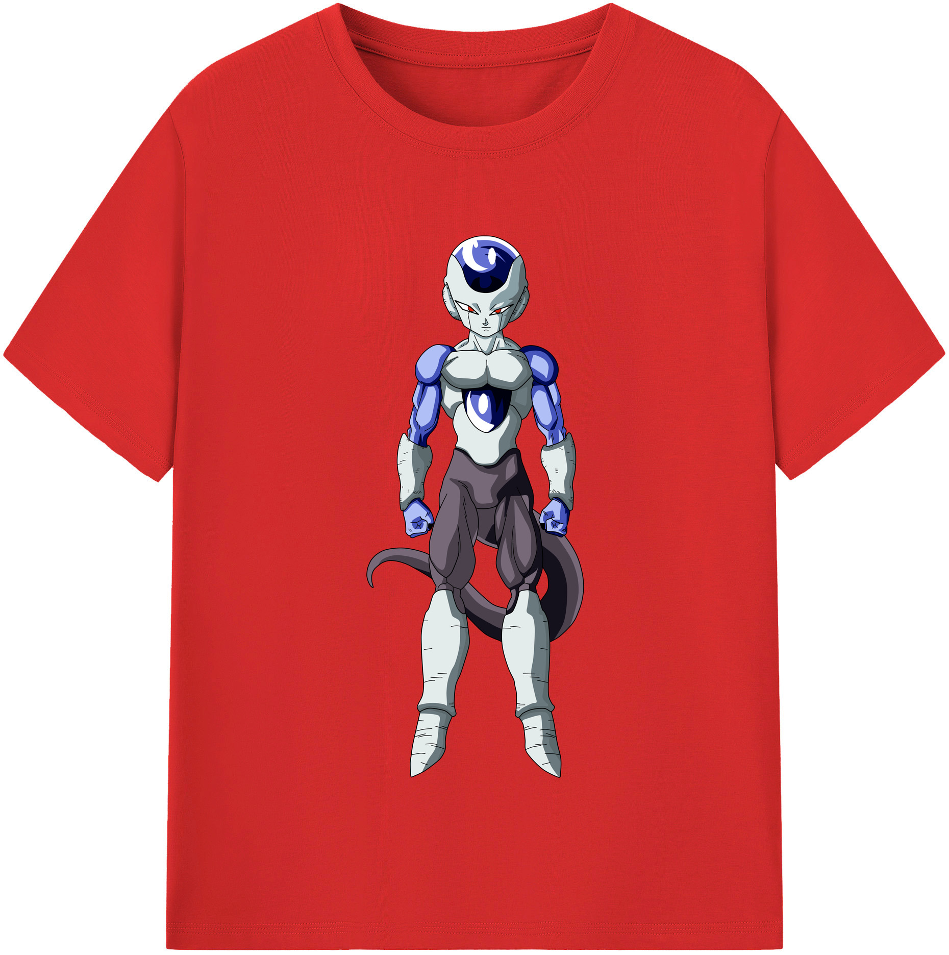 （画像用） ドラゴンボール フリーザ DRAGON BALL Frieza 綿100％半袖Tシャツ（フロントプリント）
