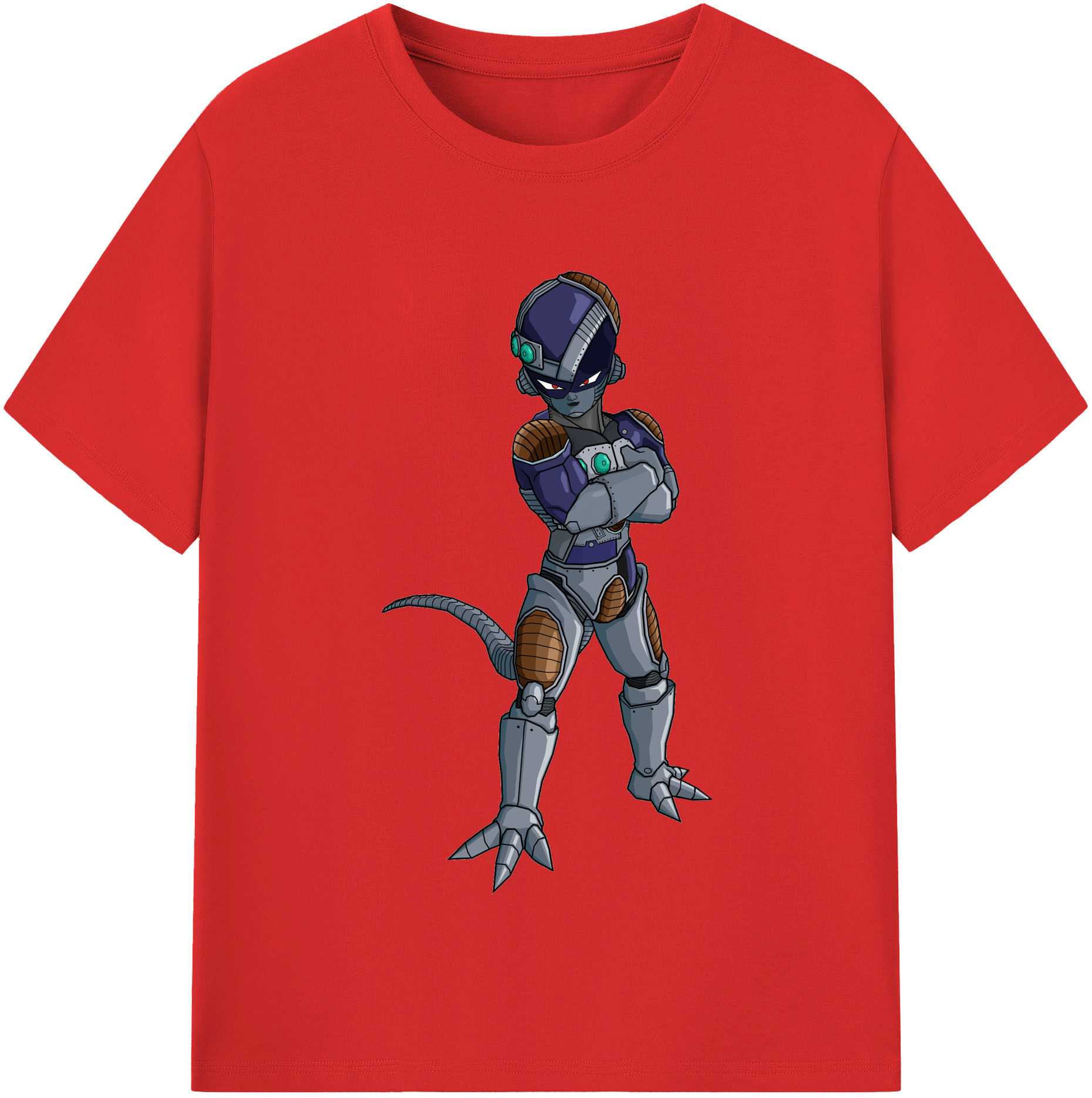 （画像用） ドラゴンボール フリーザ DRAGON BALL Frieza 綿100％半袖Tシャツ（フロントプリント）