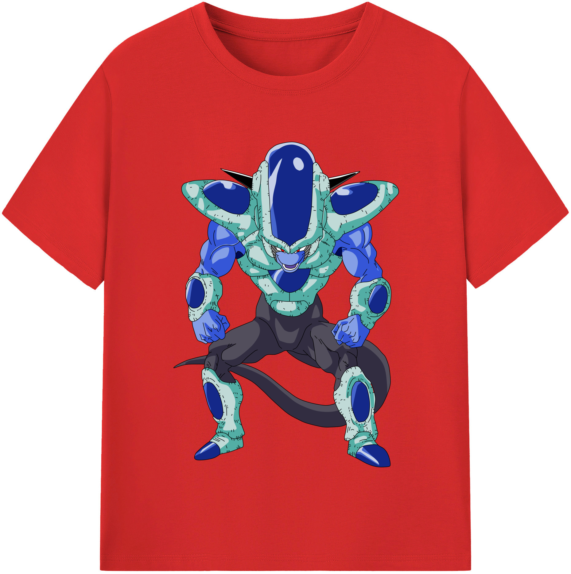 （画像用） ドラゴンボール フリーザ DRAGON BALL Frieza 綿100％半袖Tシャツ（フロントプリント）