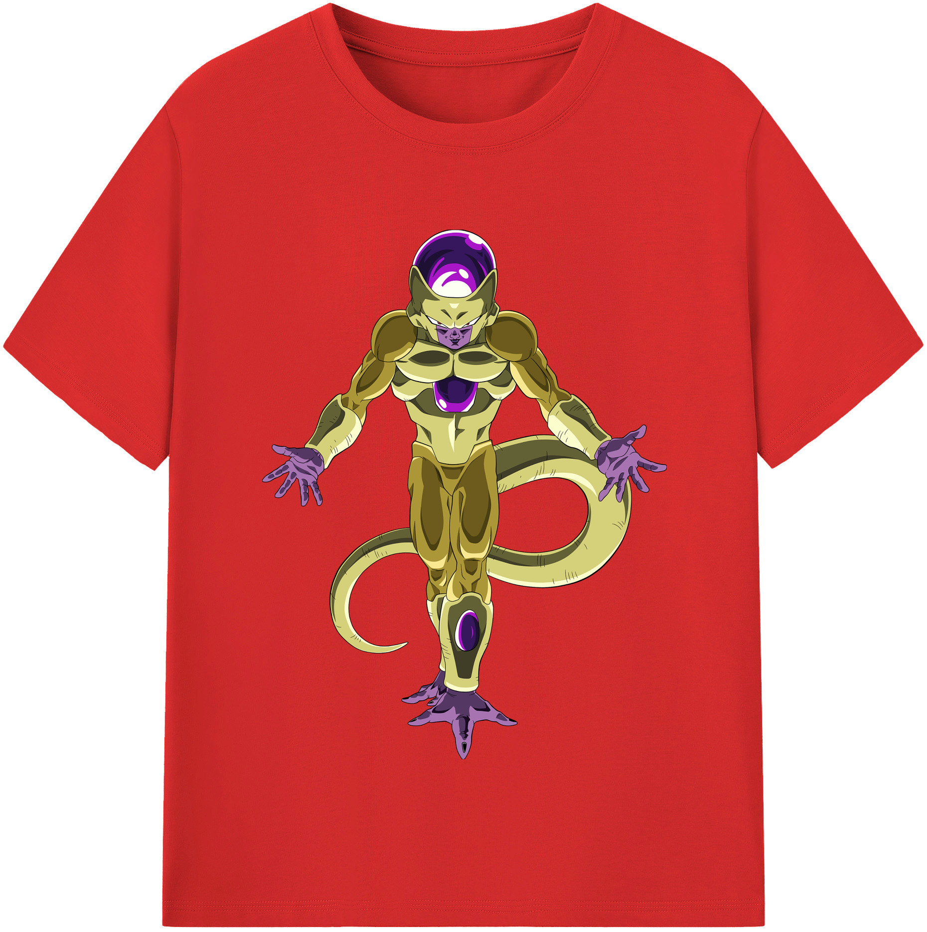 （画像用） ドラゴンボール フリーザ DRAGON BALL Frieza 綿100％半袖Tシャツ（フロントプリント）
