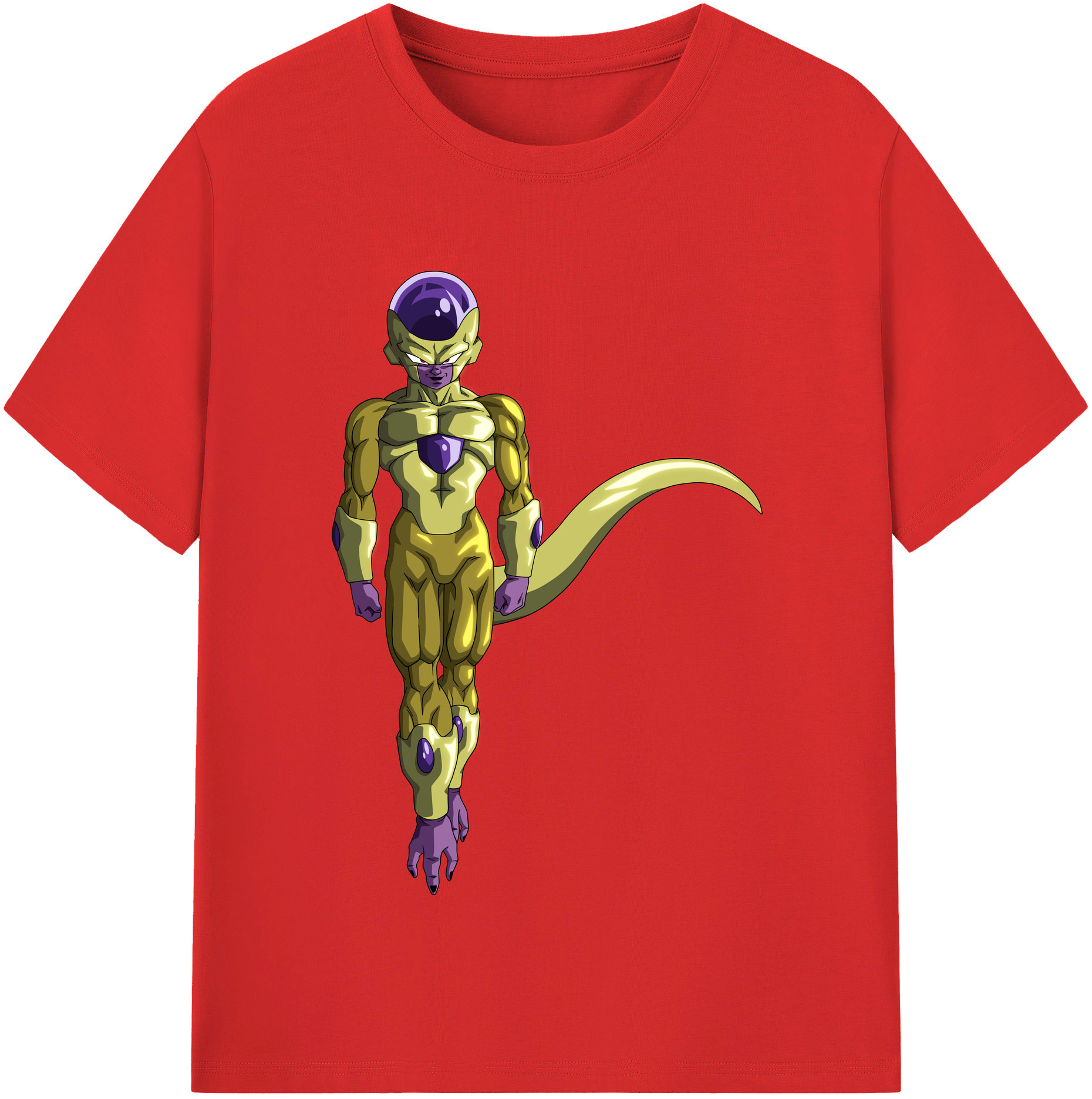（画像用） ドラゴンボール フリーザ DRAGON BALL Frieza 綿100％半袖Tシャツ（フロントプリント）