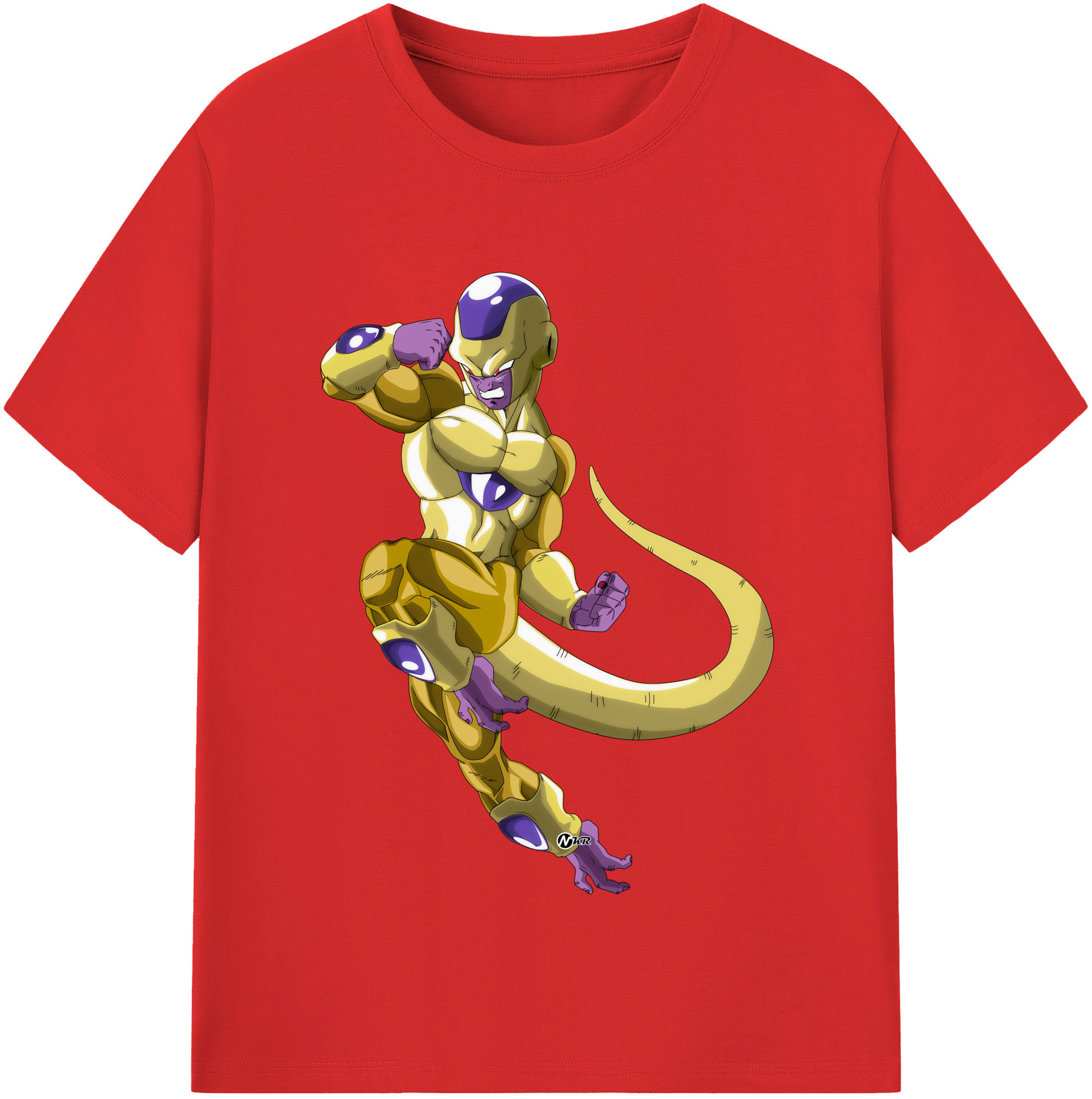 （画像用） ドラゴンボール フリーザ DRAGON BALL Frieza 綿100％半袖Tシャツ（フロントプリント）
