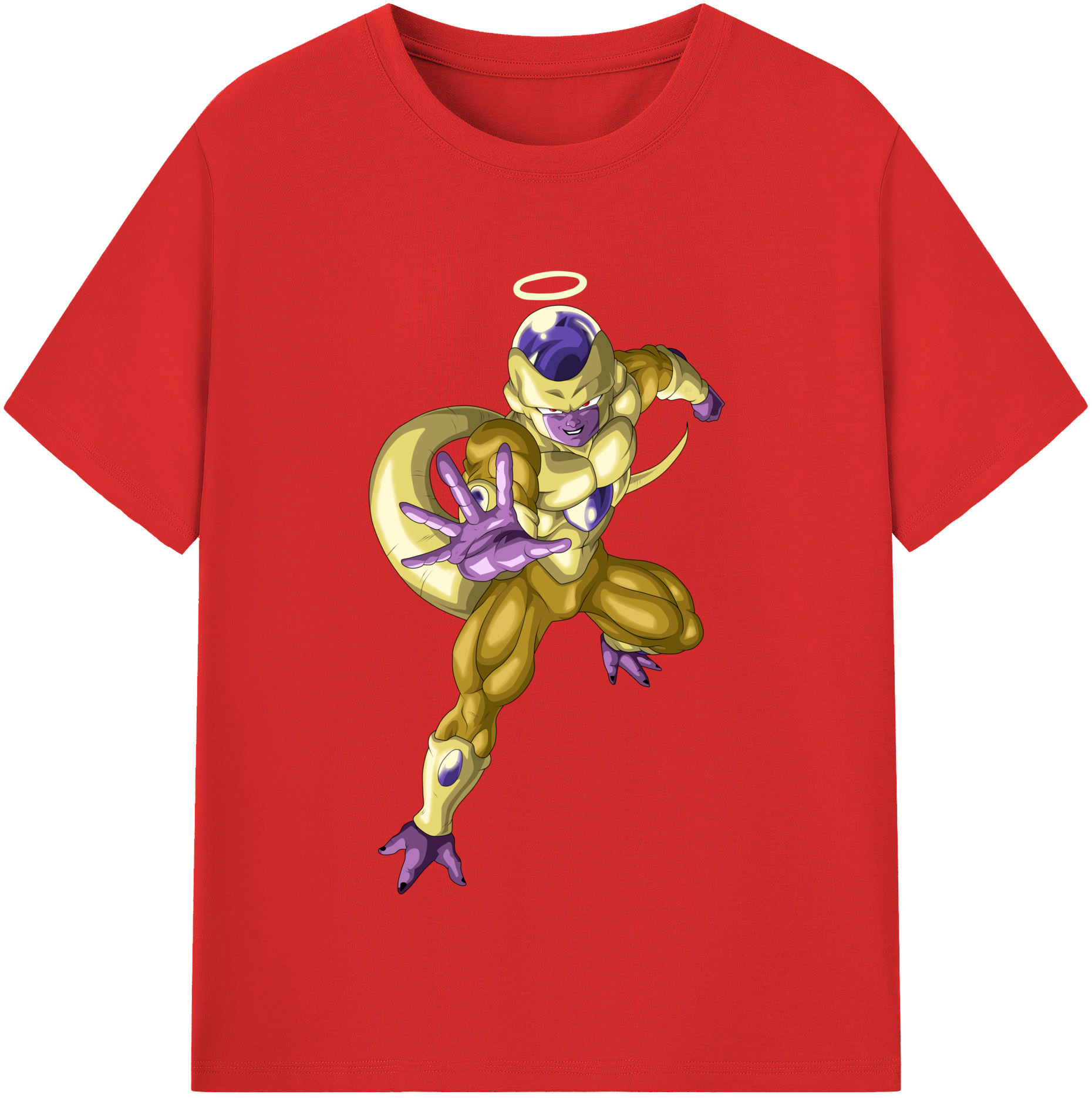 （画像用） ドラゴンボール フリーザ DRAGON BALL Frieza 綿100％半袖Tシャツ（フロントプリント）