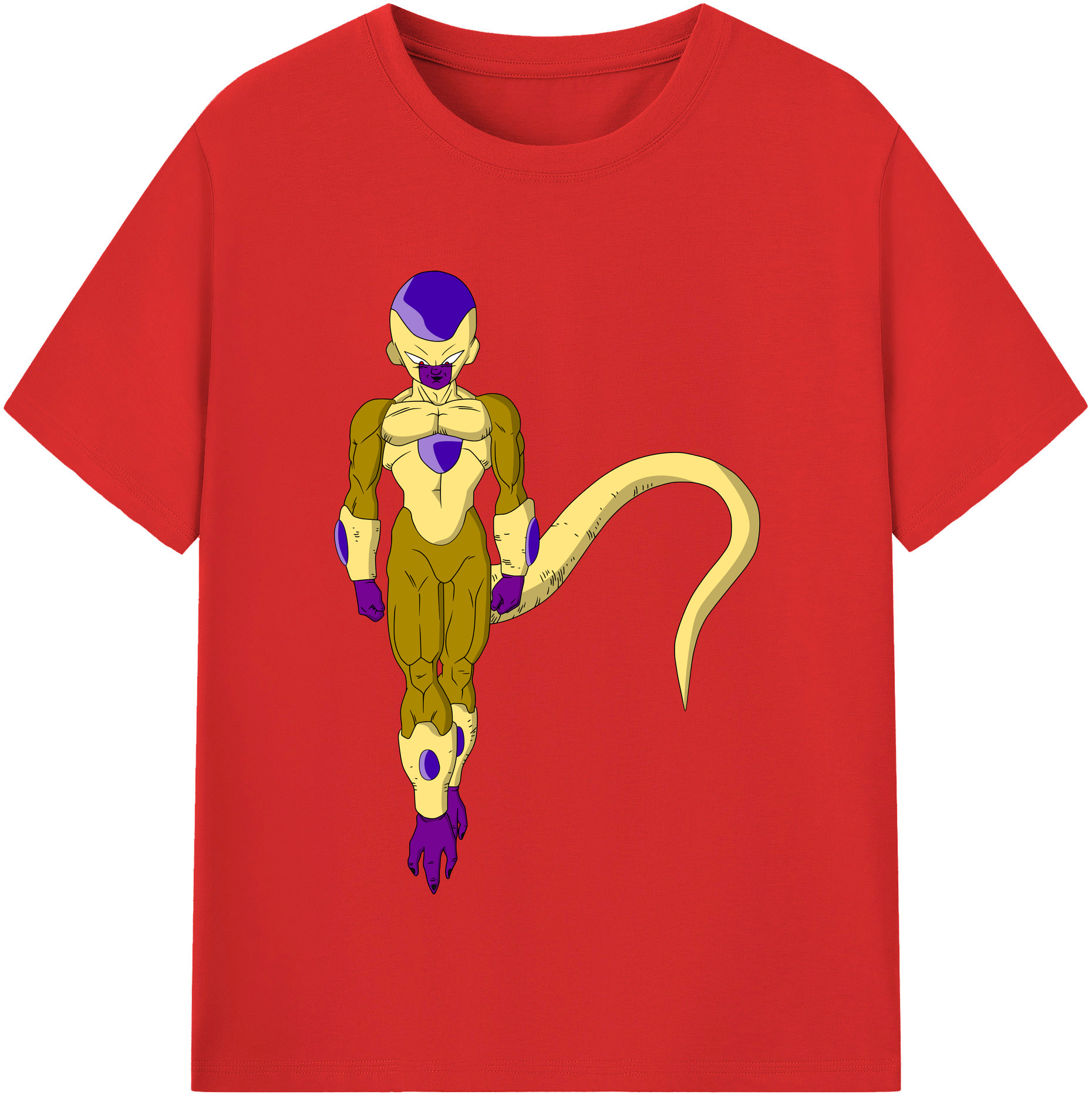 （画像用） ドラゴンボール フリーザ DRAGON BALL Frieza 綿100％半袖Tシャツ（フロントプリント）