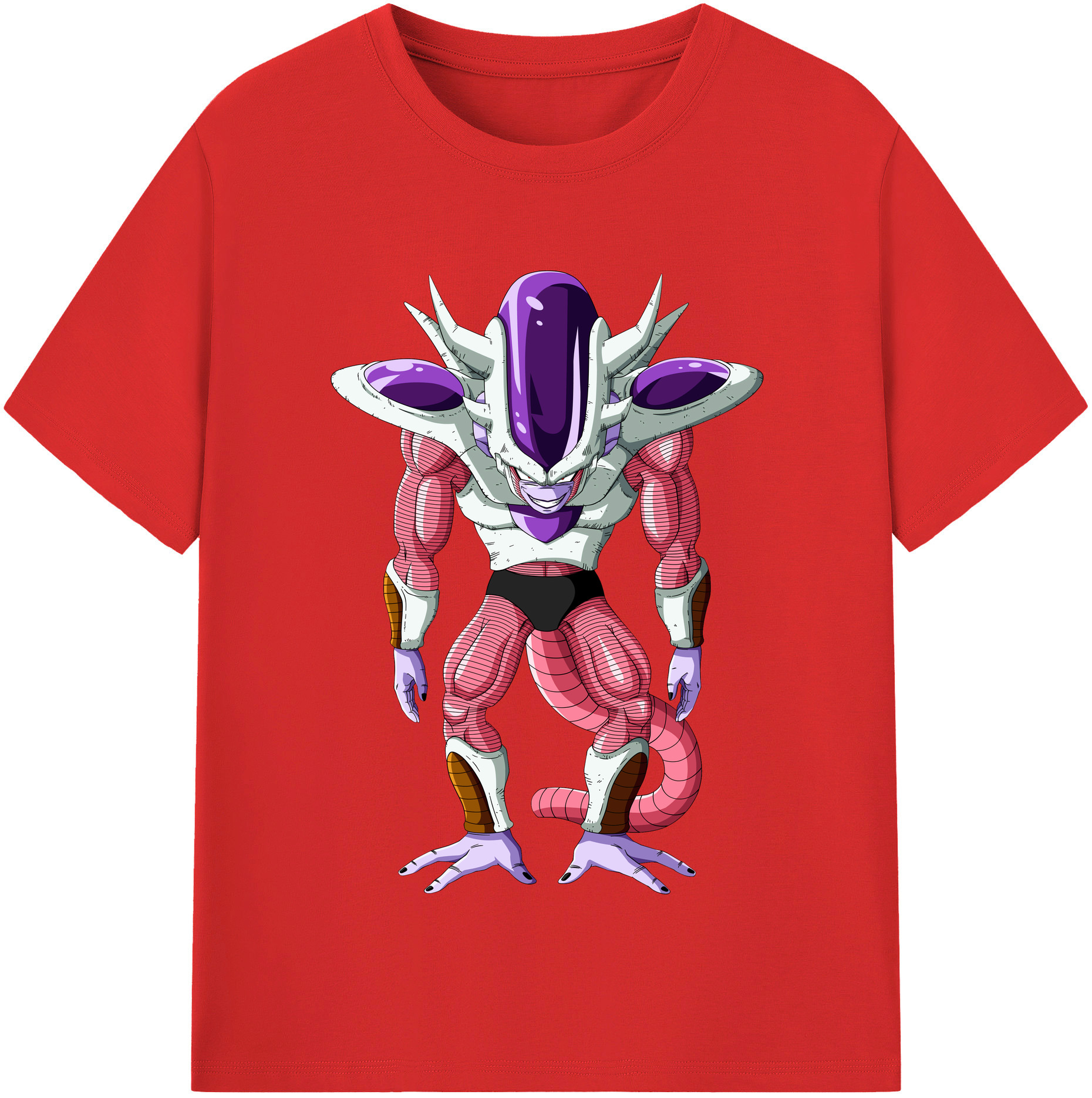 （画像用） ドラゴンボール フリーザ DRAGON BALL Frieza 綿100％半袖Tシャツ（フロントプリント）