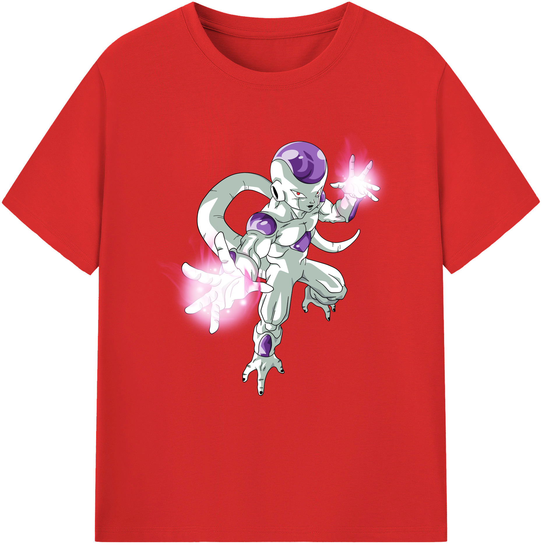 （画像用） ドラゴンボール フリーザ DRAGON BALL Frieza 綿100％半袖Tシャツ（フロントプリント）