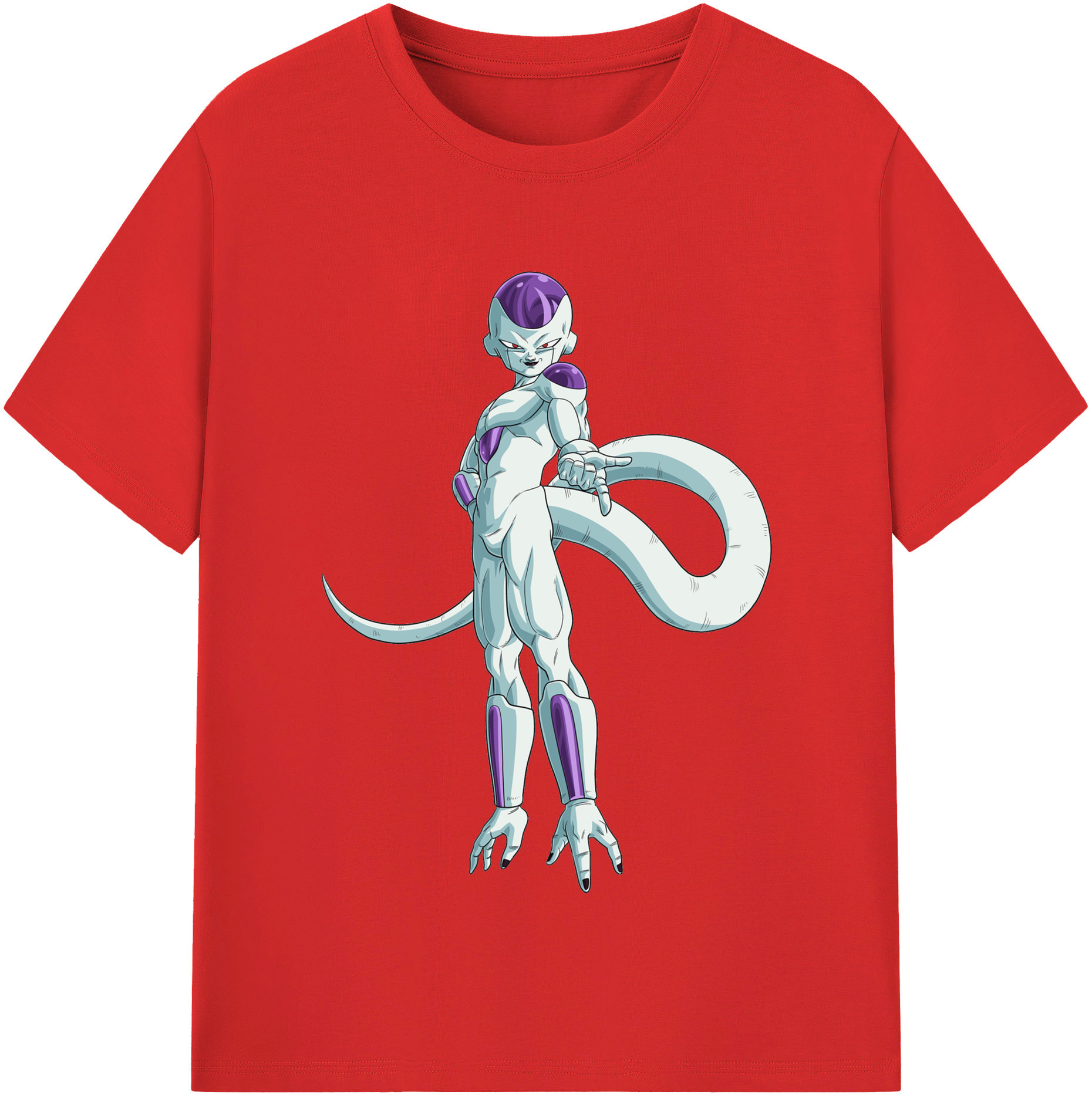 （画像用） ドラゴンボール フリーザ DRAGON BALL Frieza 綿100％半袖Tシャツ（フロントプリント）