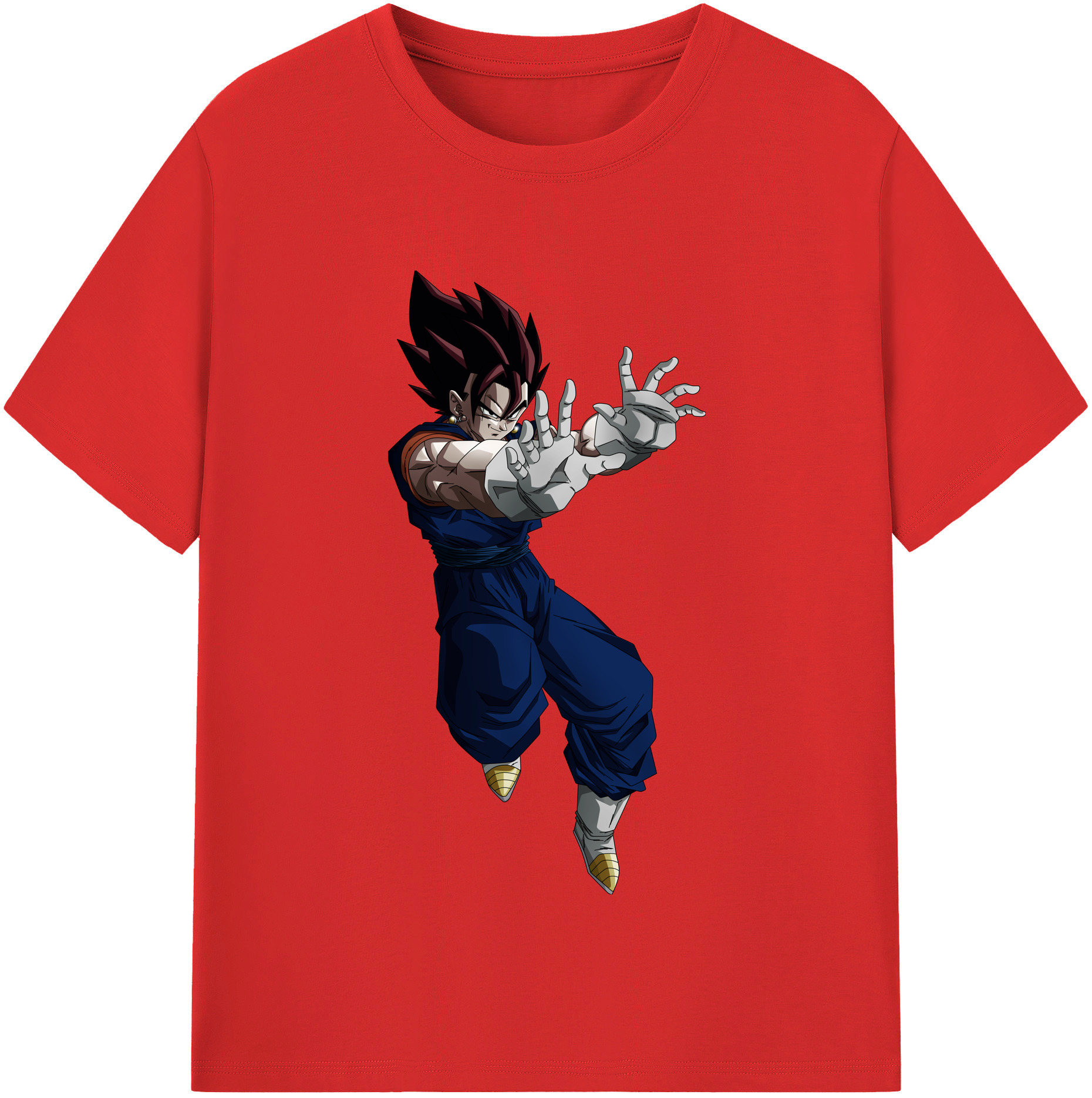 （画像用） ドラゴンボール ベジット DRAGON BALL Vegetto 綿100％半袖Tシャツ（フロントプリント）