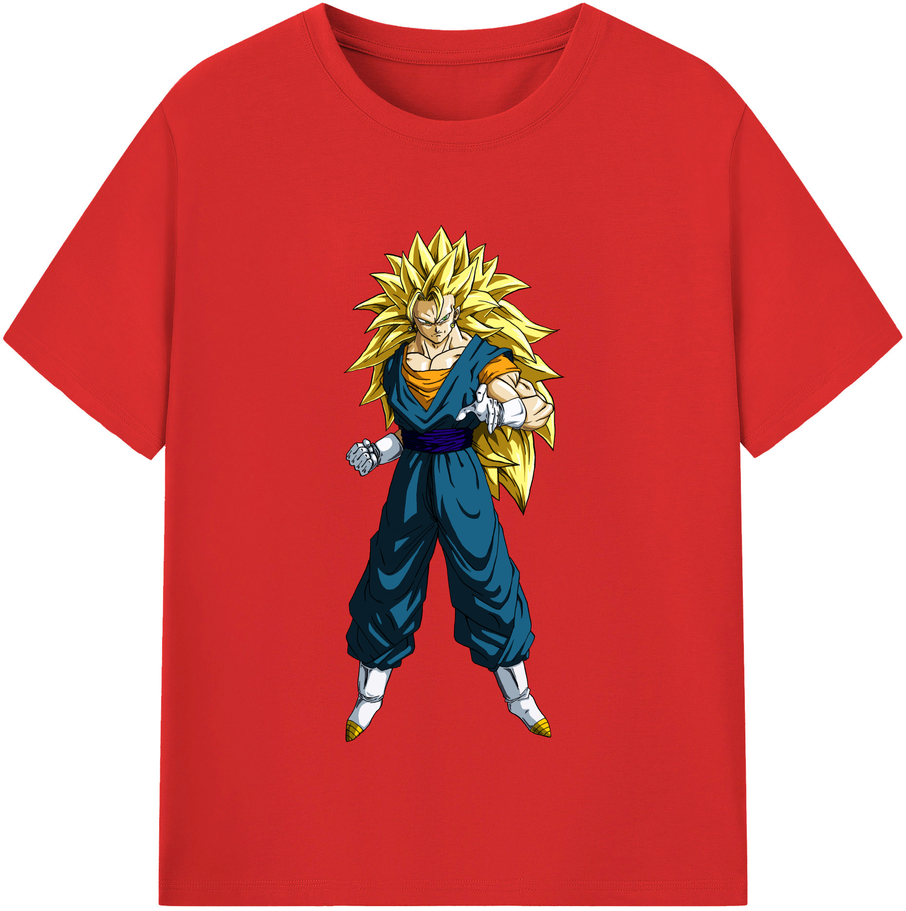 （画像用） ドラゴンボール ベジット DRAGON BALL Vegetto 綿100％半袖Tシャツ（フロントプリント）