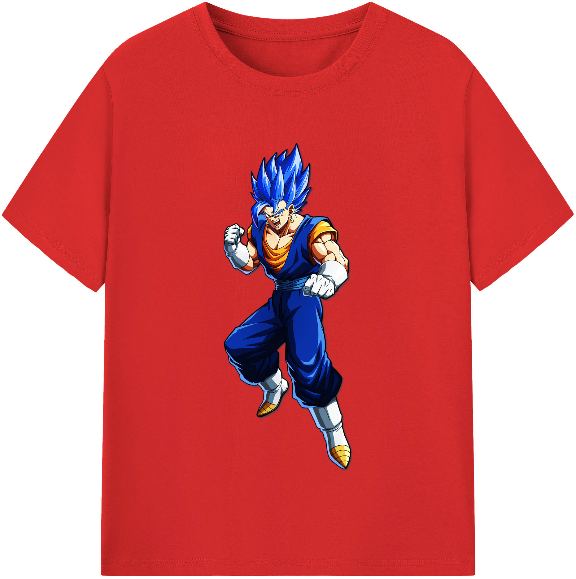 （画像用） ドラゴンボール ベジット DRAGON BALL Vegetto 綿100％半袖Tシャツ（フロントプリント）