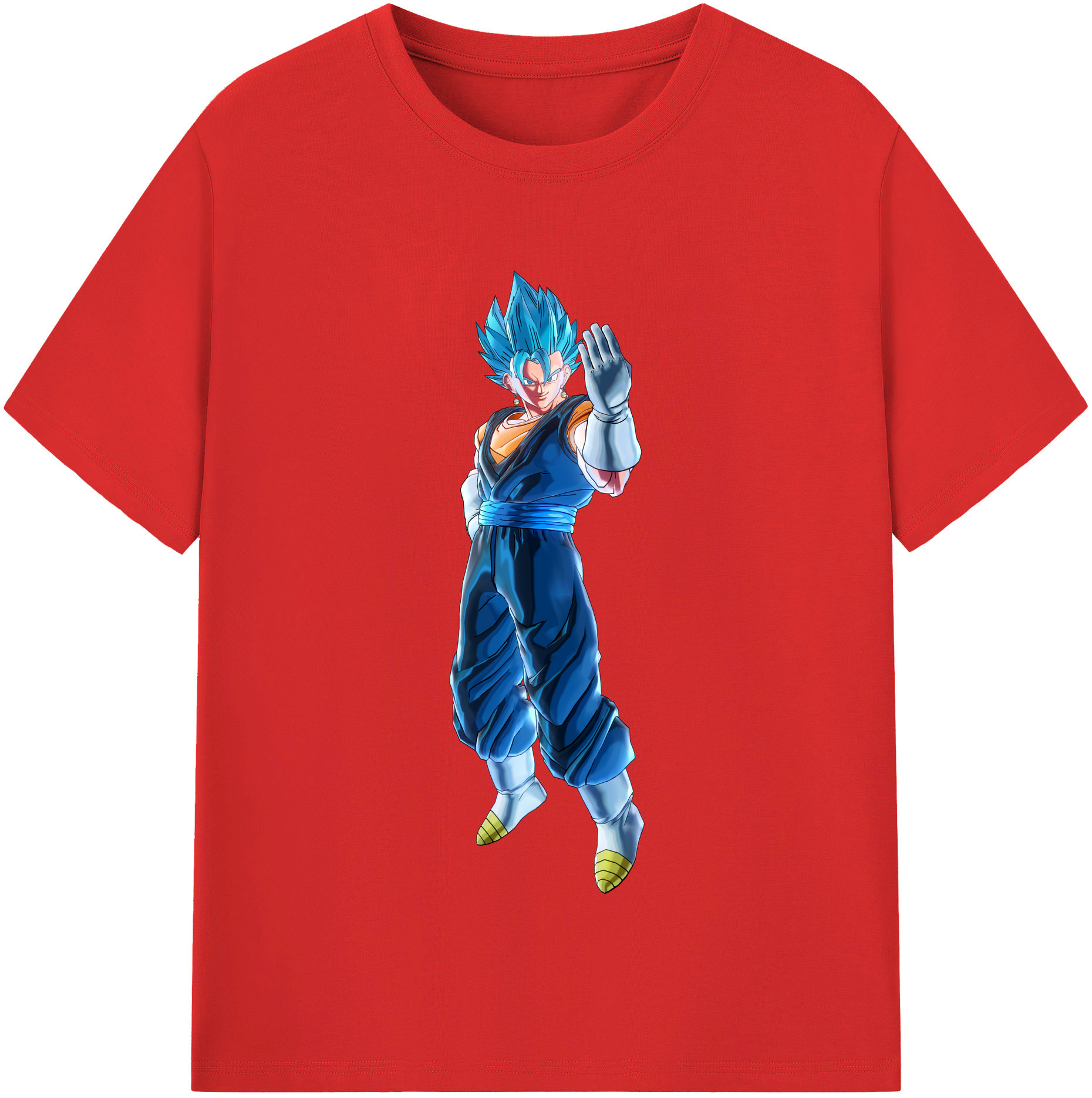 （画像用） ドラゴンボール ベジット DRAGON BALL Vegetto 綿100％半袖Tシャツ（フロントプリント）
