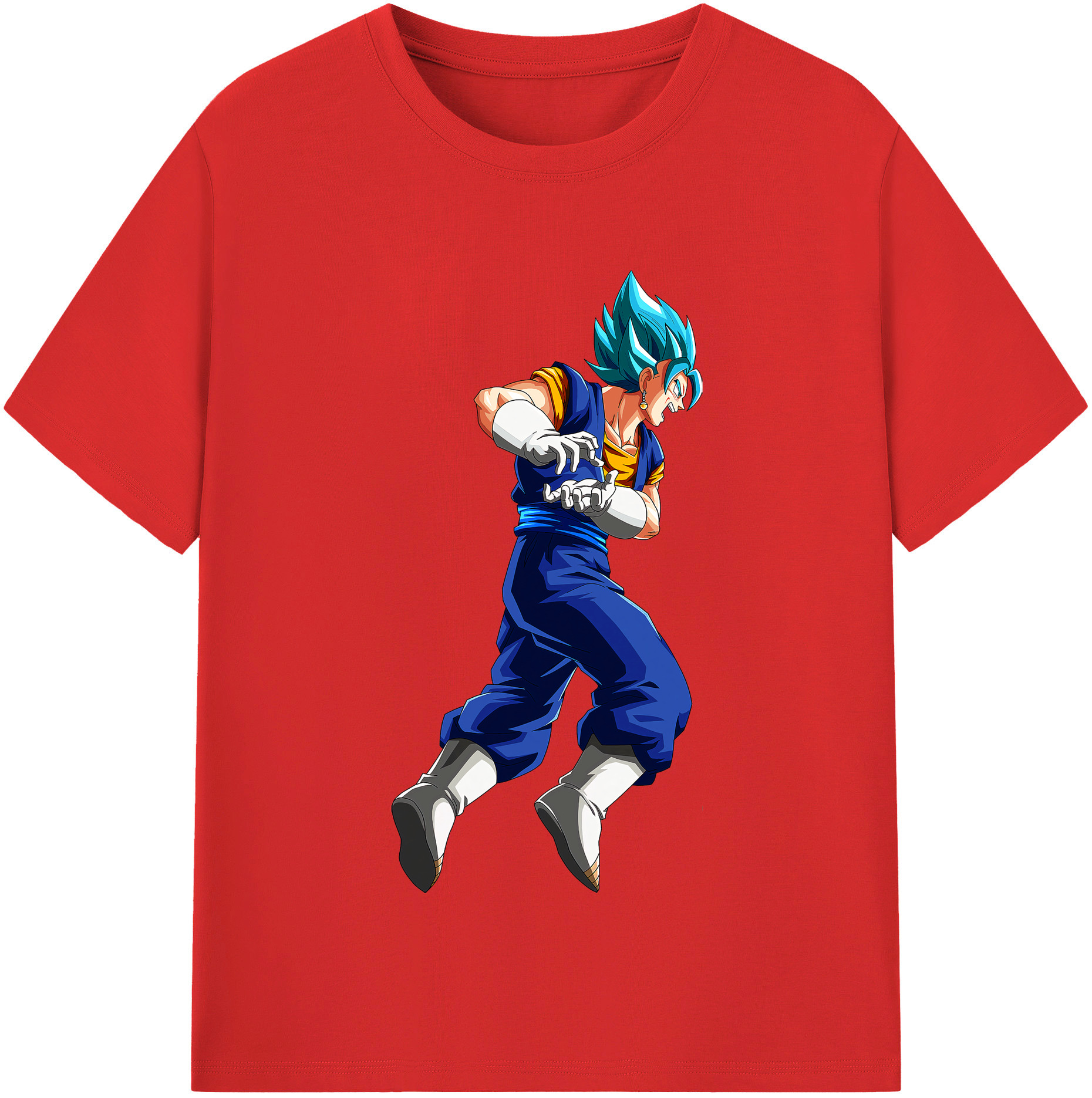 （画像用） ドラゴンボール ベジット DRAGON BALL Vegetto 綿100％半袖Tシャツ（フロントプリント）