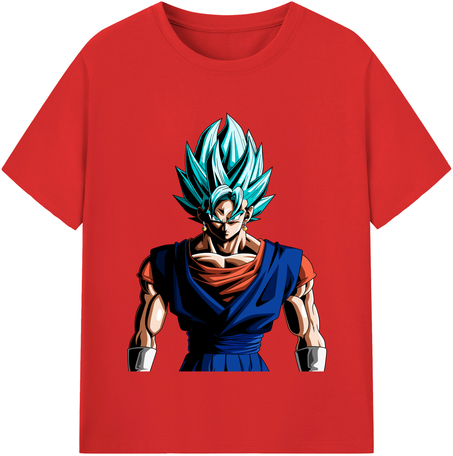 （画像用） ドラゴンボール ベジット DRAGON BALL Vegetto 綿100％半袖Tシャツ（フロントプリント）