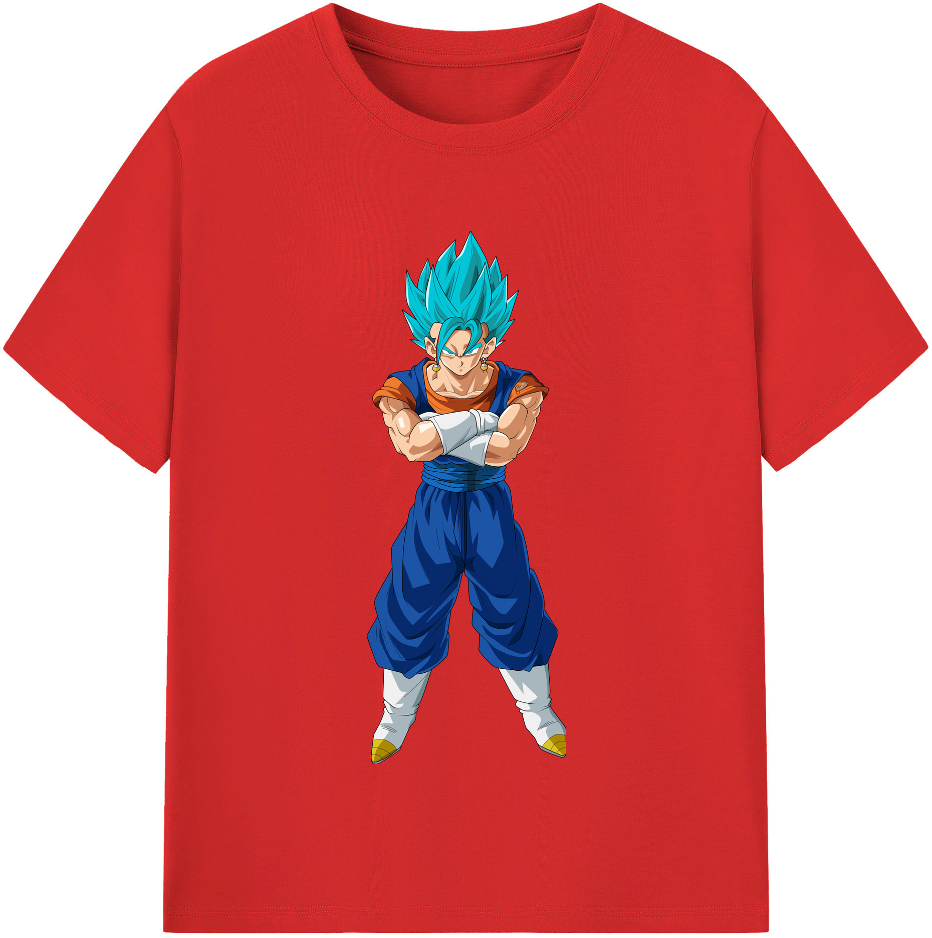 （画像用） ドラゴンボール ベジット DRAGON BALL Vegetto 綿100％半袖Tシャツ（フロントプリント）