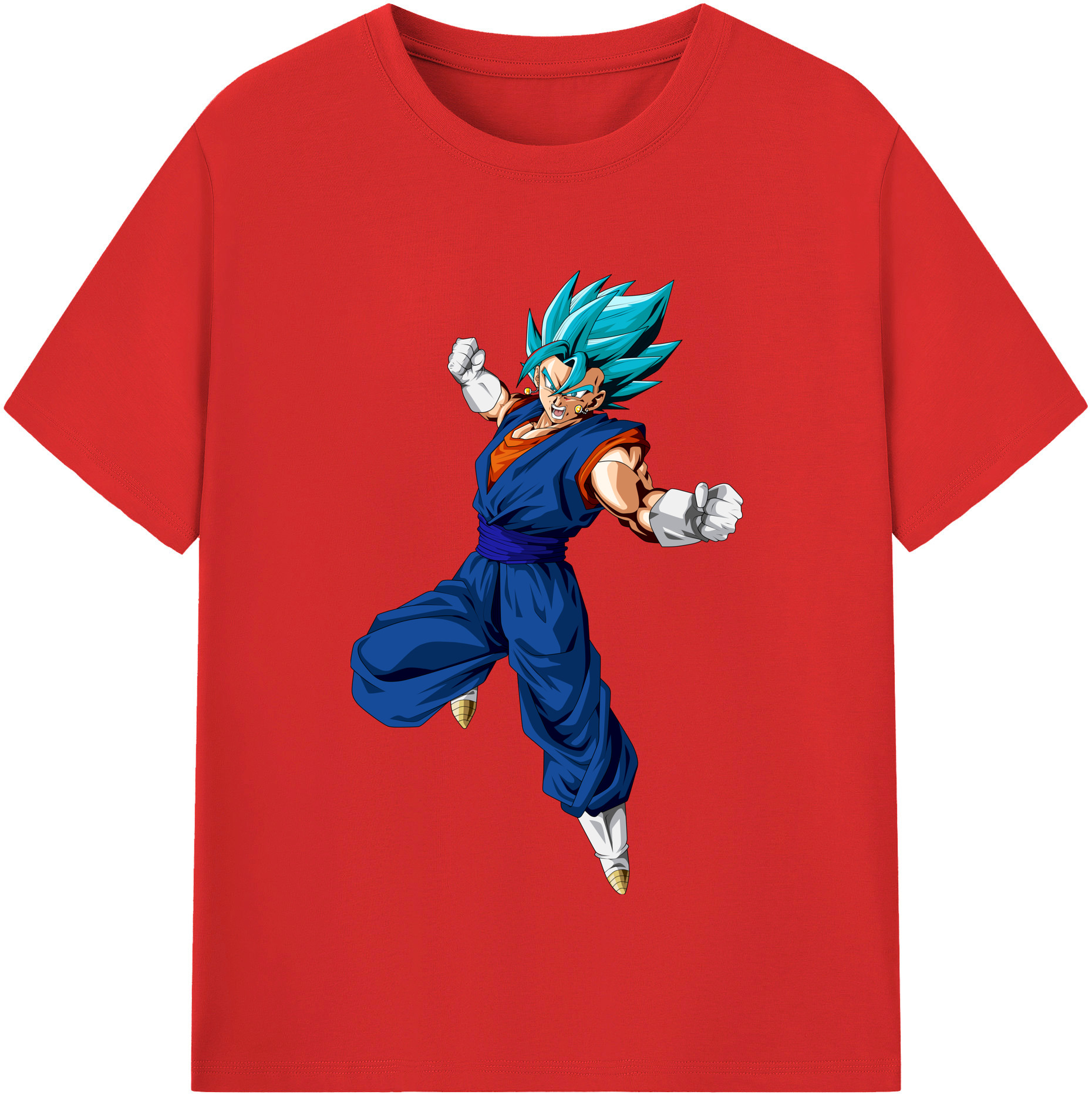 （画像用） ドラゴンボール ベジット DRAGON BALL Vegetto 綿100％半袖Tシャツ（フロントプリント）