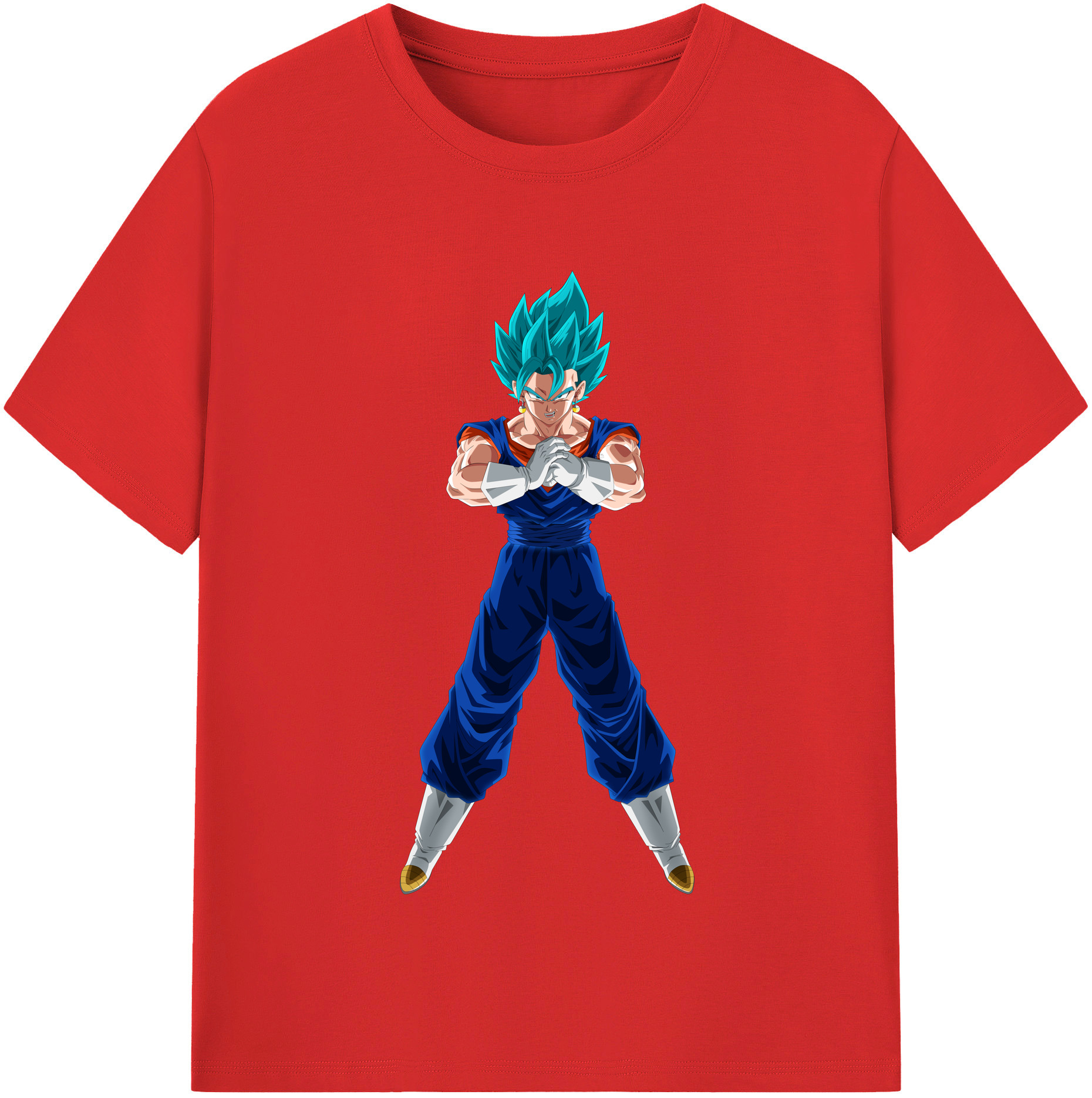 （画像用） ドラゴンボール ベジット DRAGON BALL Vegetto 綿100％半袖Tシャツ（フロントプリント）
