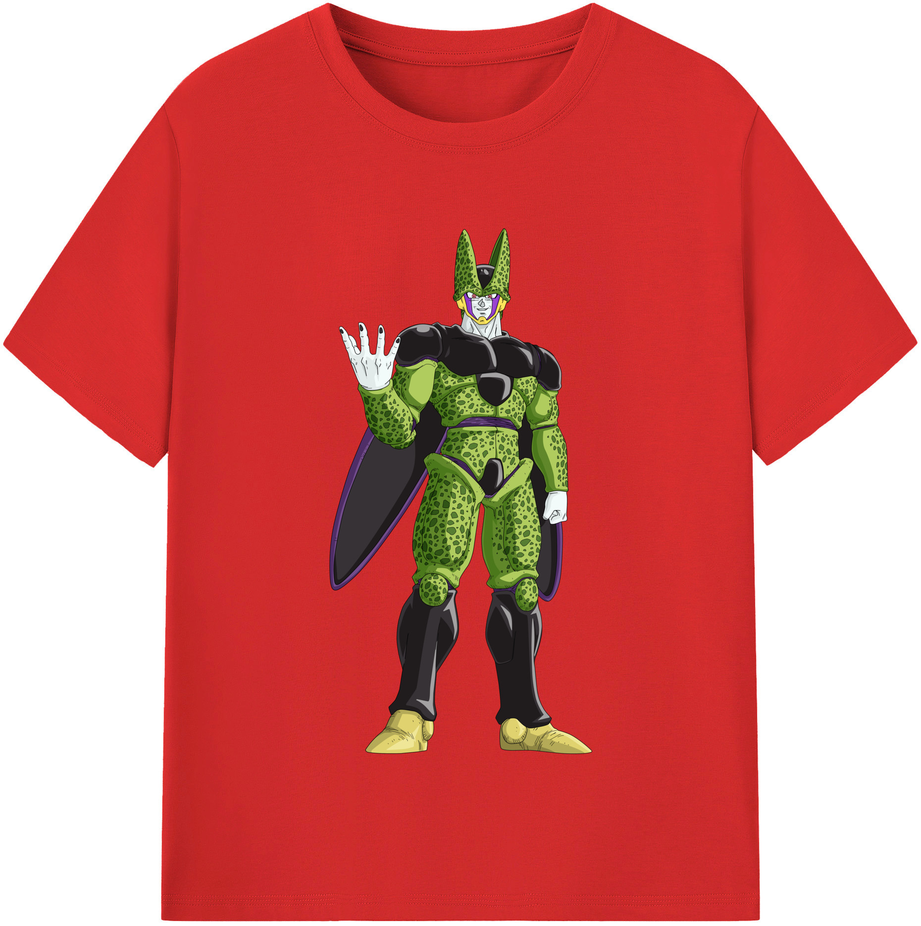 （画像用） ドラゴンボール セル DRAGON BALL Cell 綿100％半袖Tシャツ（フロントプリント）