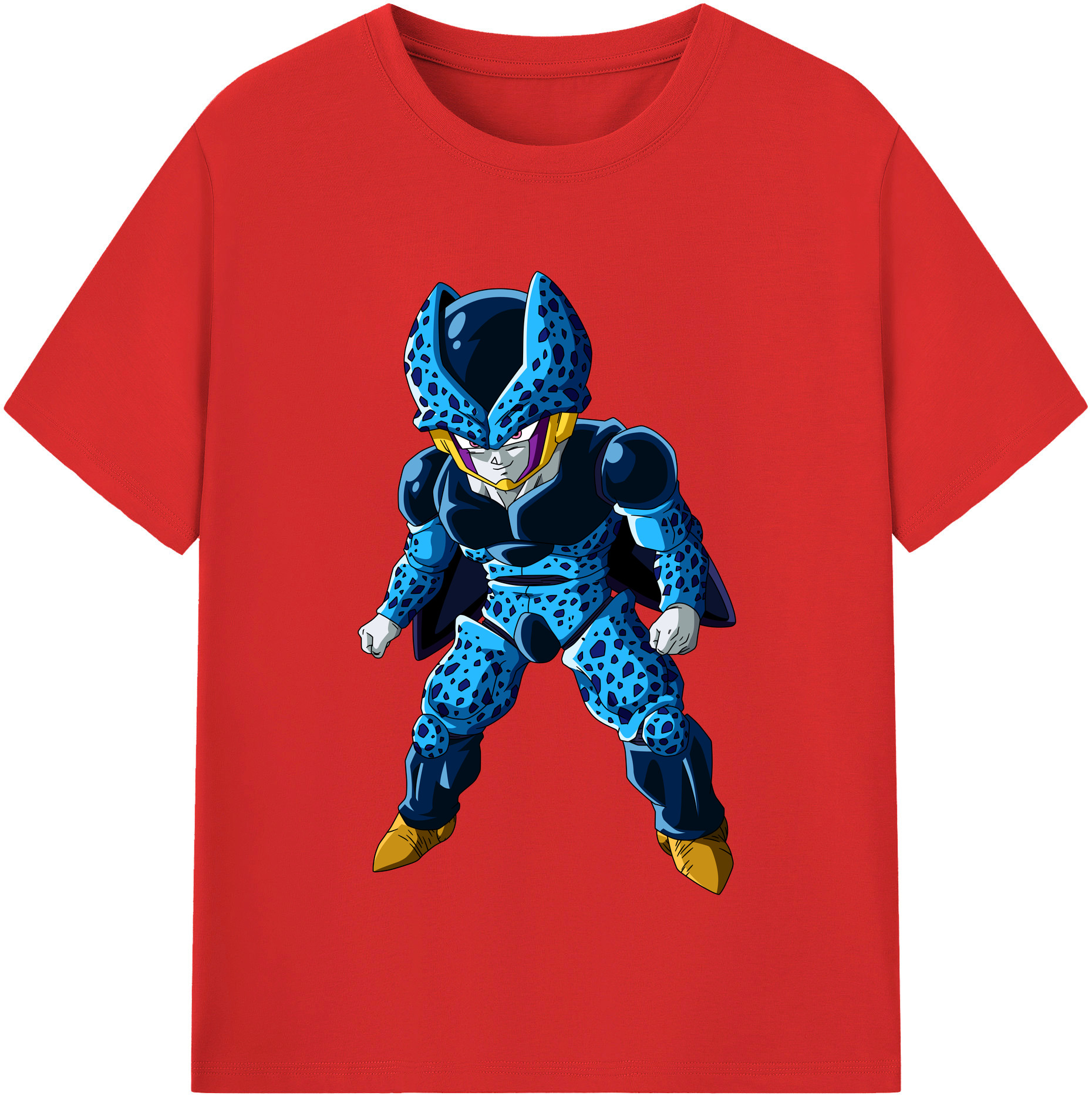 （画像用） ドラゴンボール セル DRAGON BALL Cell 綿100％半袖Tシャツ（フロントプリント）