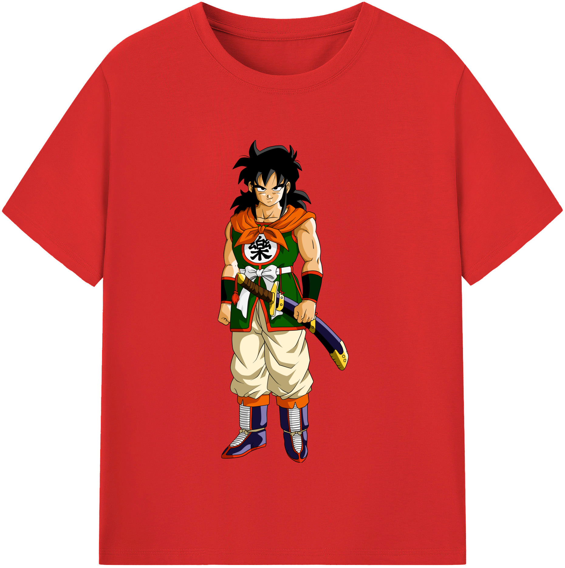 （画像用） ドラゴンボール ヤムチャ DRAGON BALL Yamcha 綿100％半袖Tシャツ（フロントプリント）