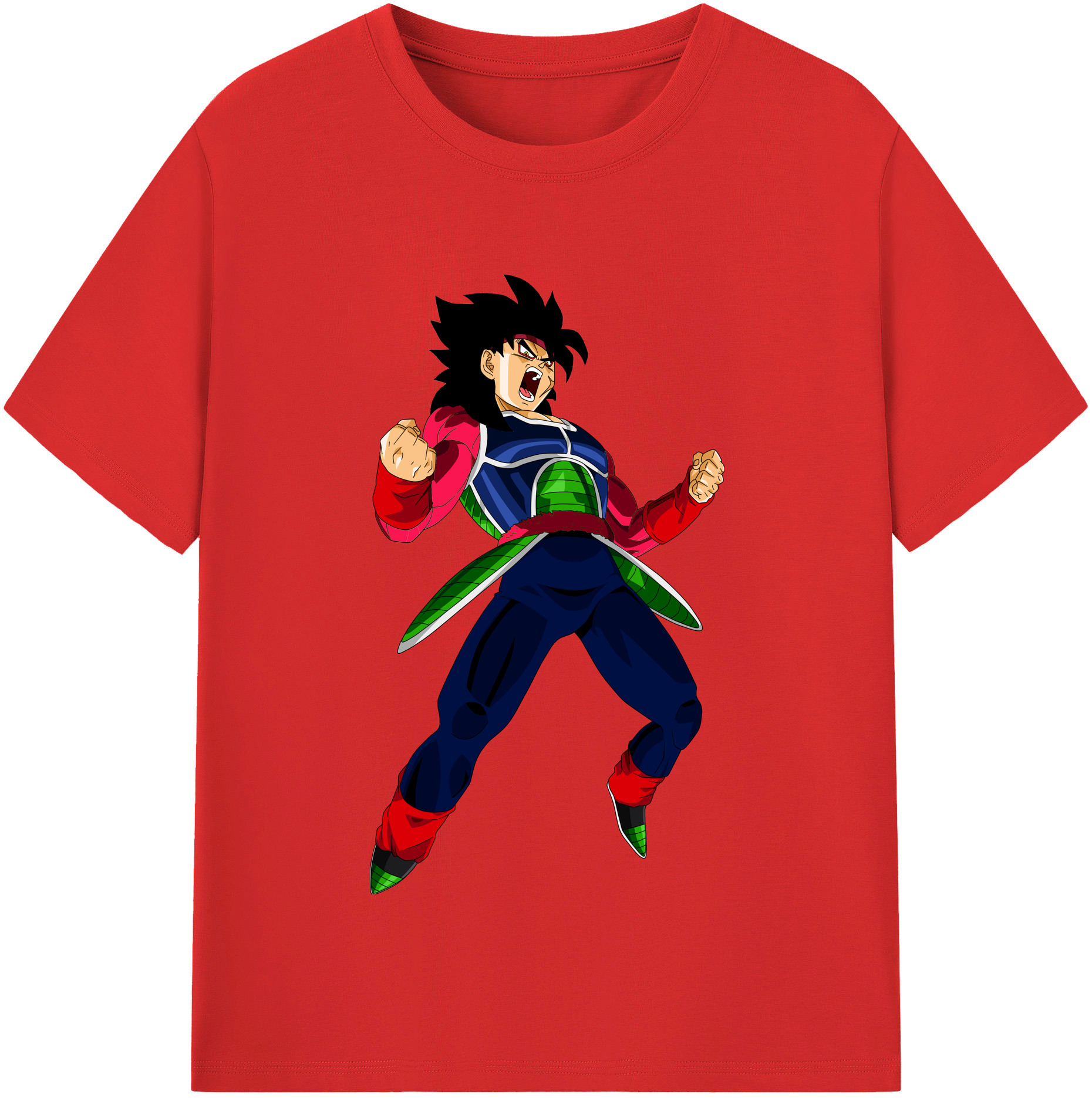 （画像用） ドラゴンボール バーダック DRAGON BALL Burdock 綿100％半袖Tシャツ（フロントプリント）
