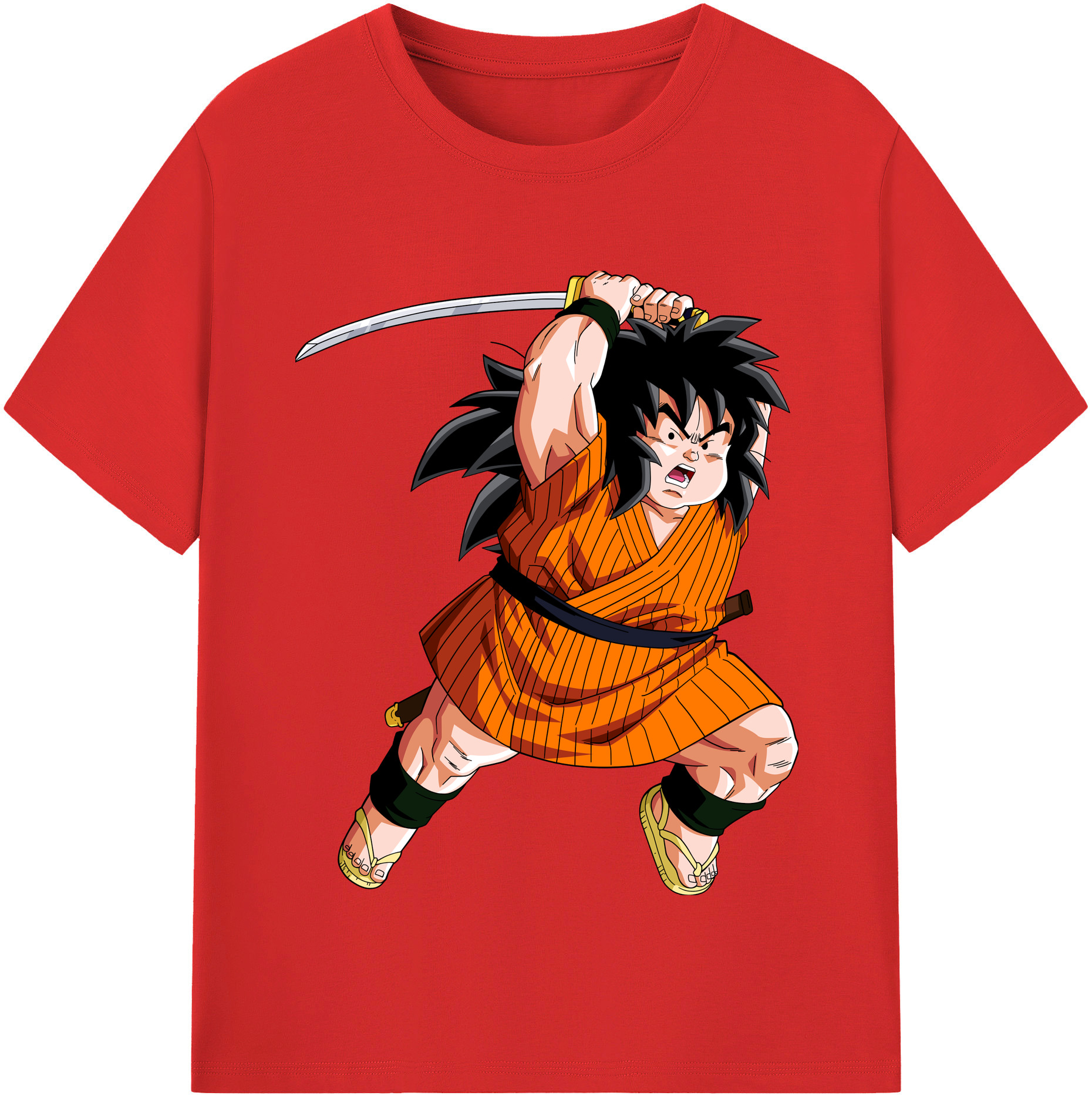 （画像用） ドラゴンボール やじろべえ DRAGON BALL Yajirobe 綿100％半袖Tシャツ（フロントプリント）