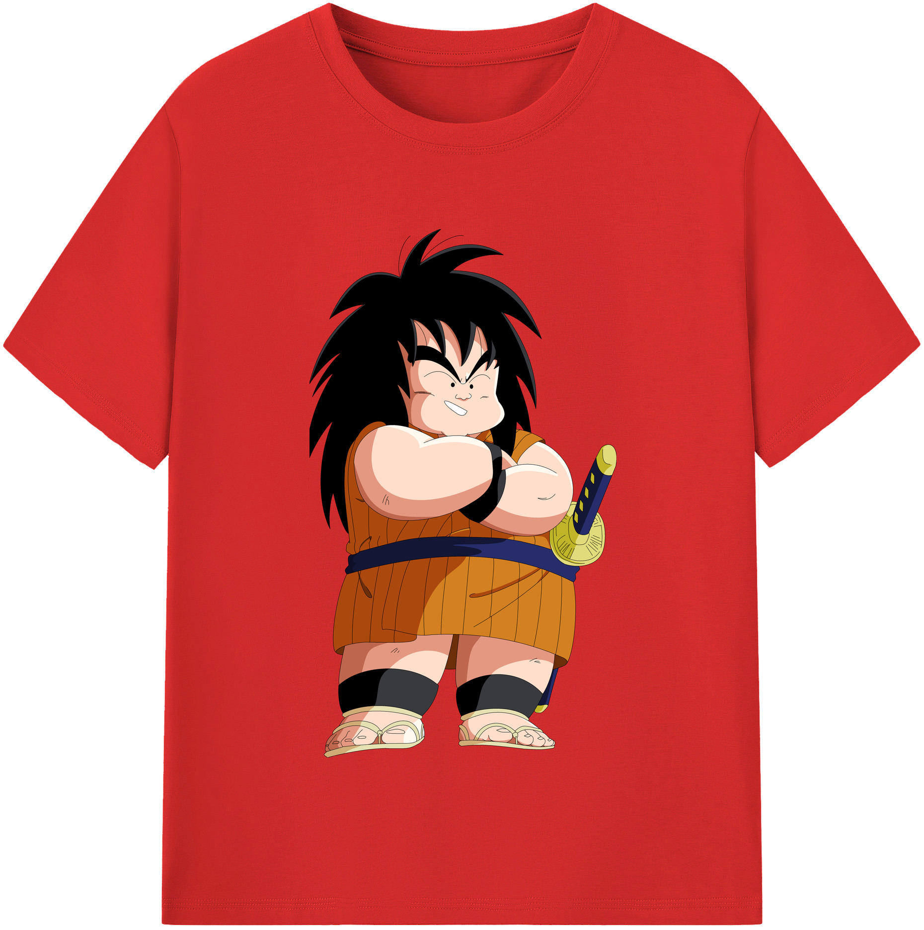 （画像用） ドラゴンボール やじろべえ DRAGON BALL Yajirobe 綿100％半袖Tシャツ（フロントプリント）