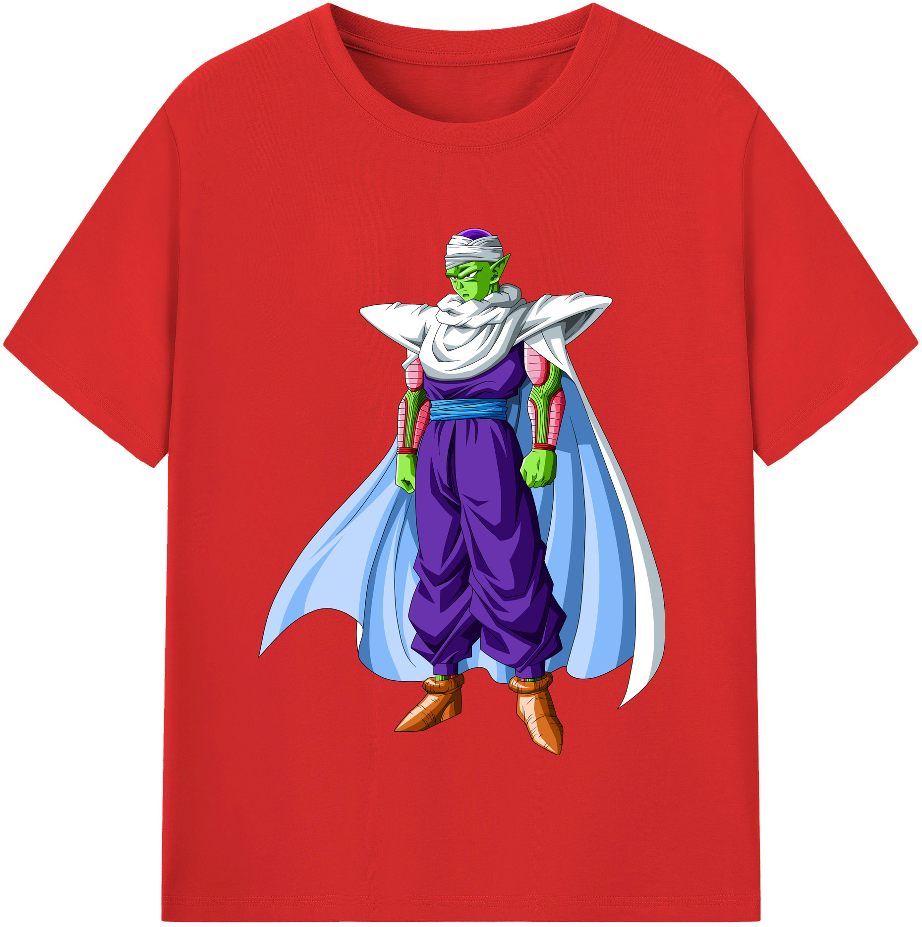（画像用） ドラゴンボール ピッコロ DRAGON BALL Piccolo 綿100％半袖Tシャツ（フロントプリント）