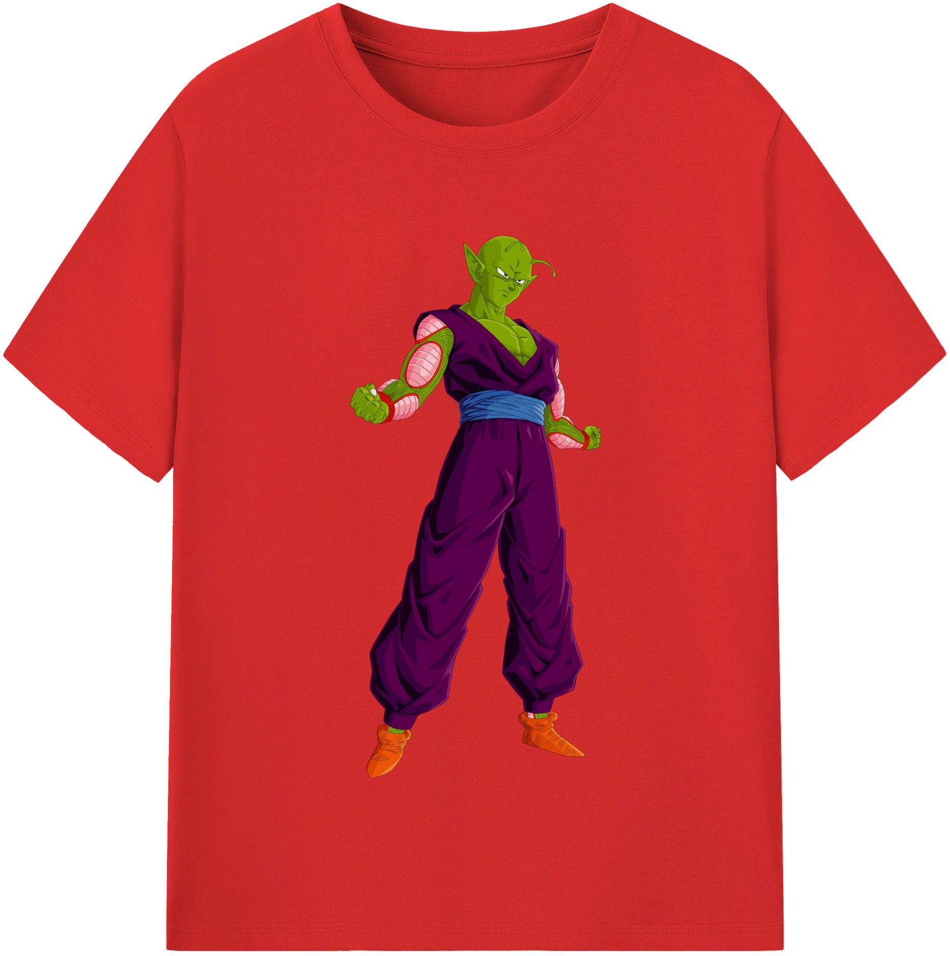 （画像用） ドラゴンボール ピッコロ DRAGON BALL Piccolo 綿100％半袖Tシャツ（フロントプリント）
