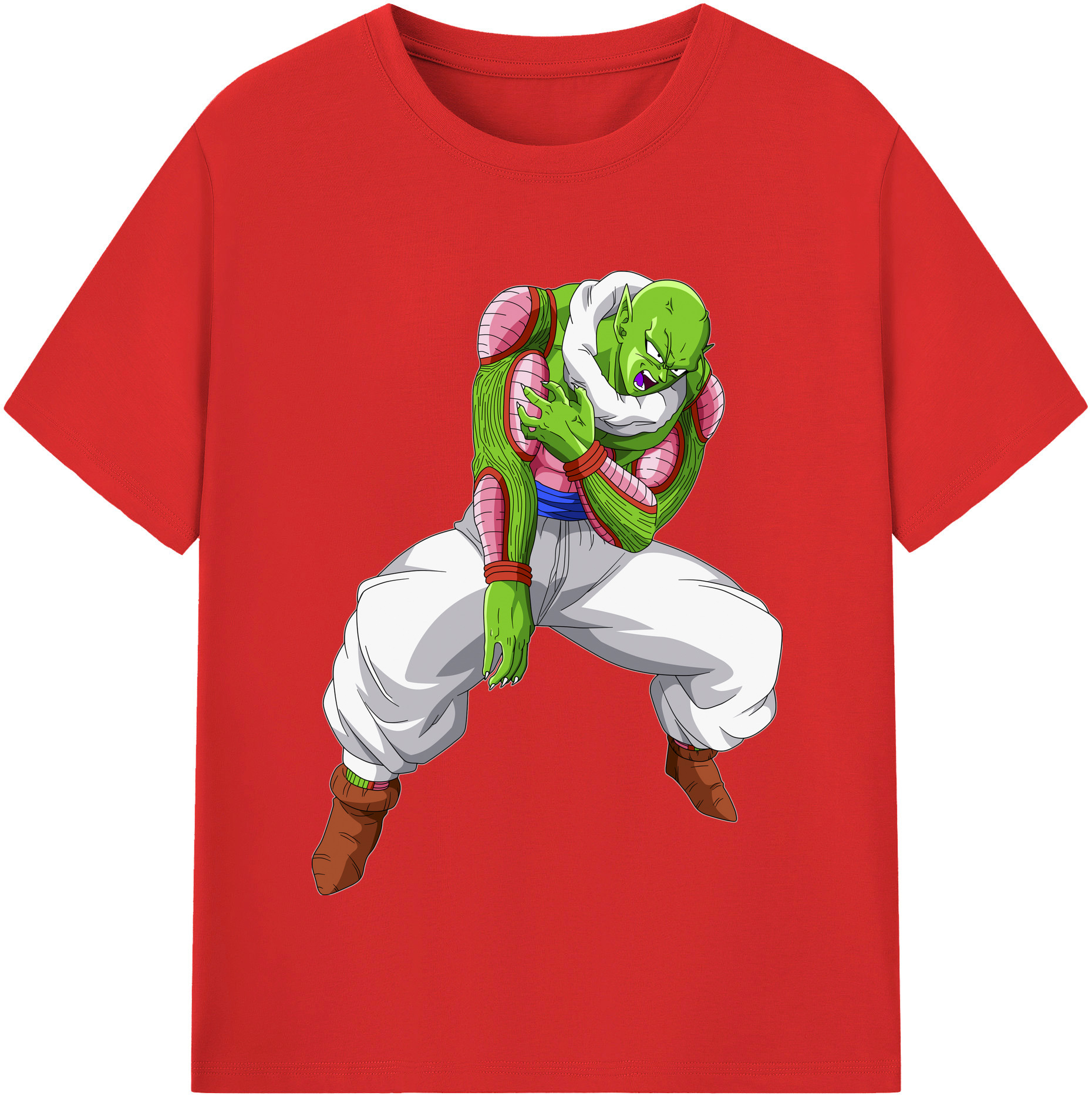 （画像用） ドラゴンボール ピッコロ DRAGON BALL Piccolo 綿100％半袖Tシャツ（フロントプリント）