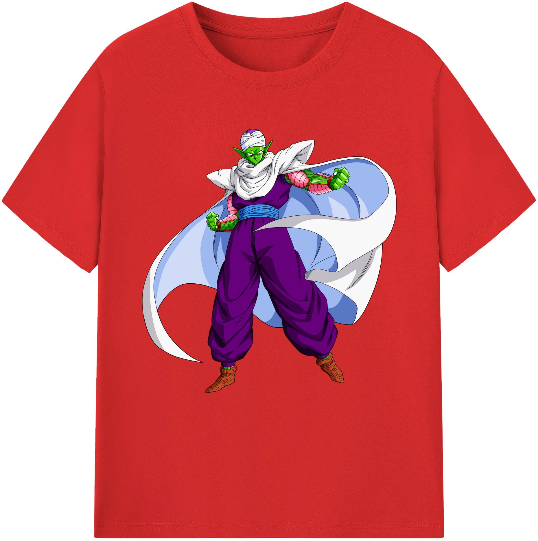（画像用） ドラゴンボール ピッコロ DRAGON BALL Piccolo 綿100％半袖Tシャツ（フロントプリント）