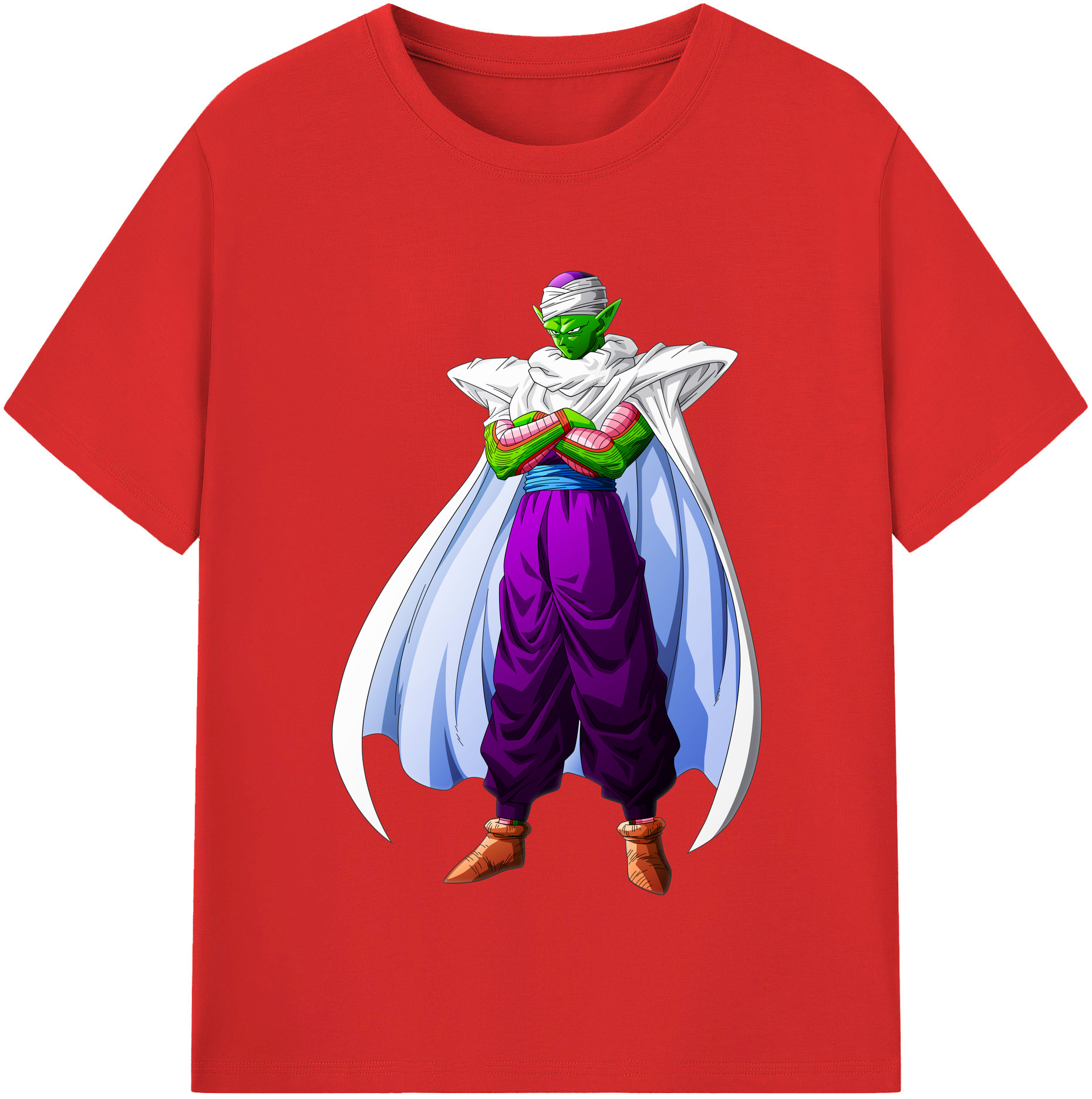 （画像用） ドラゴンボール ピッコロ DRAGON BALL Piccolo 綿100％半袖Tシャツ（フロントプリント）