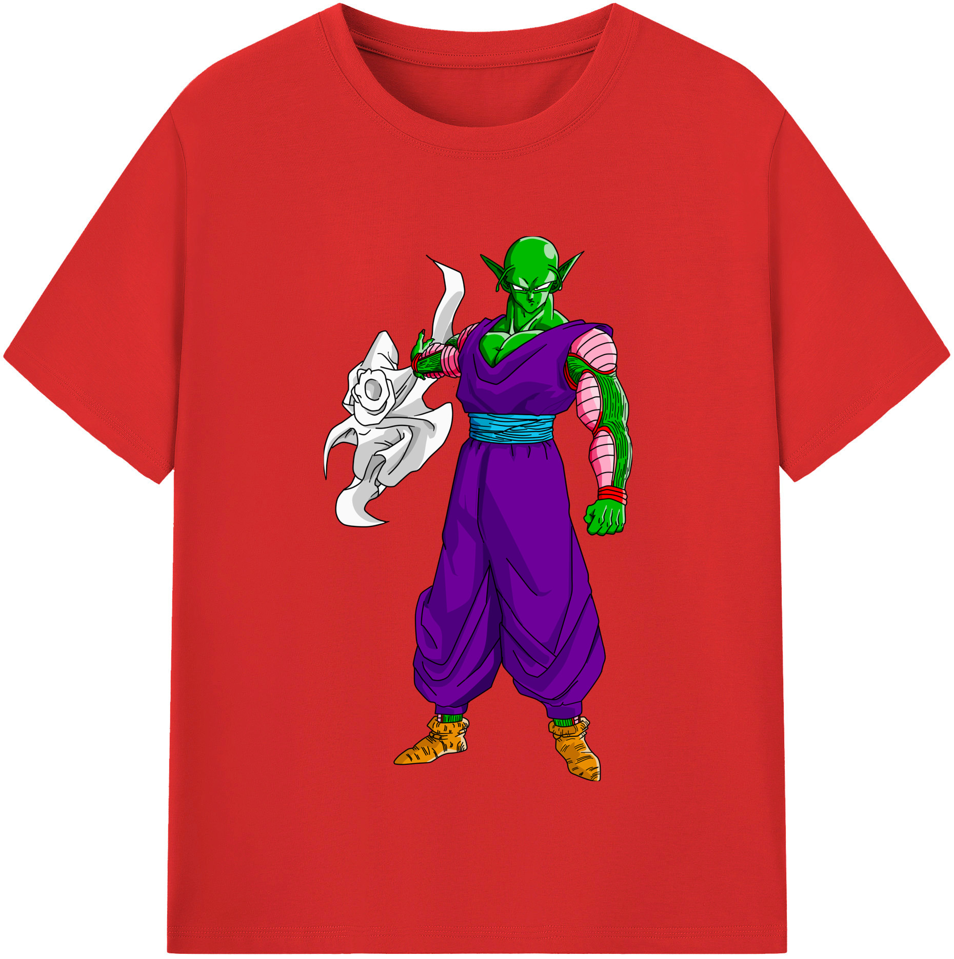 （画像用） ドラゴンボール ピッコロ DRAGON BALL Piccolo 綿100％半袖Tシャツ（フロントプリント）