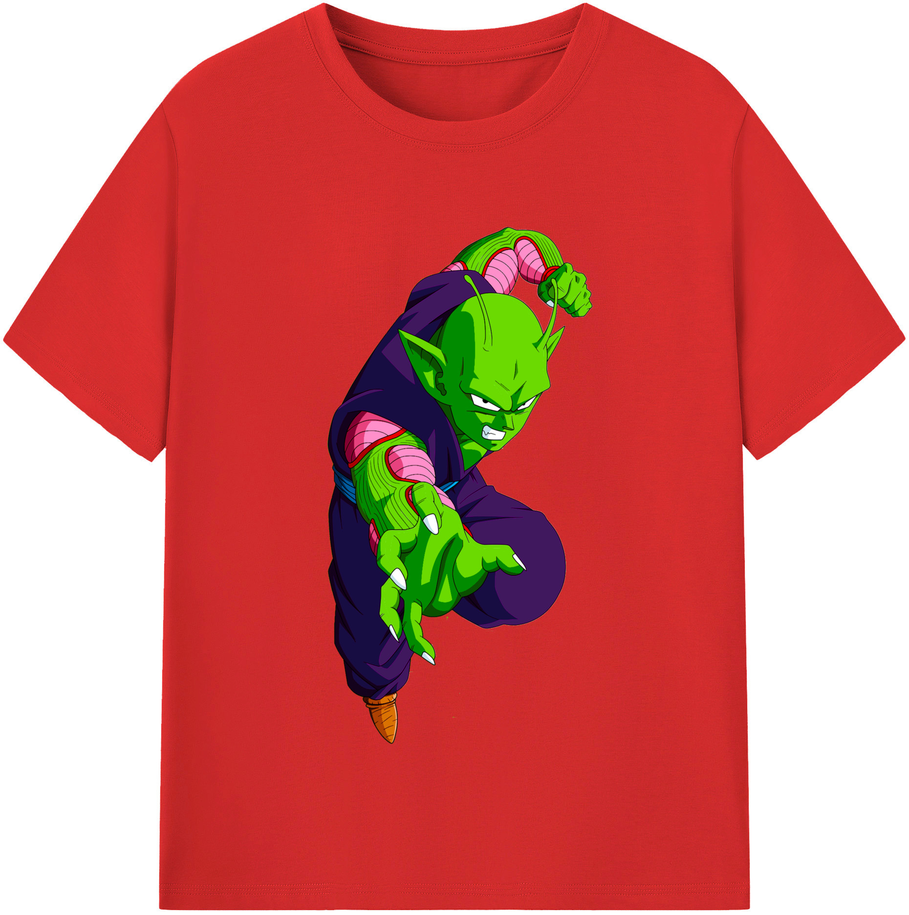 （画像用） ドラゴンボール ピッコロ DRAGON BALL Piccolo 綿100％半袖Tシャツ（フロントプリント）
