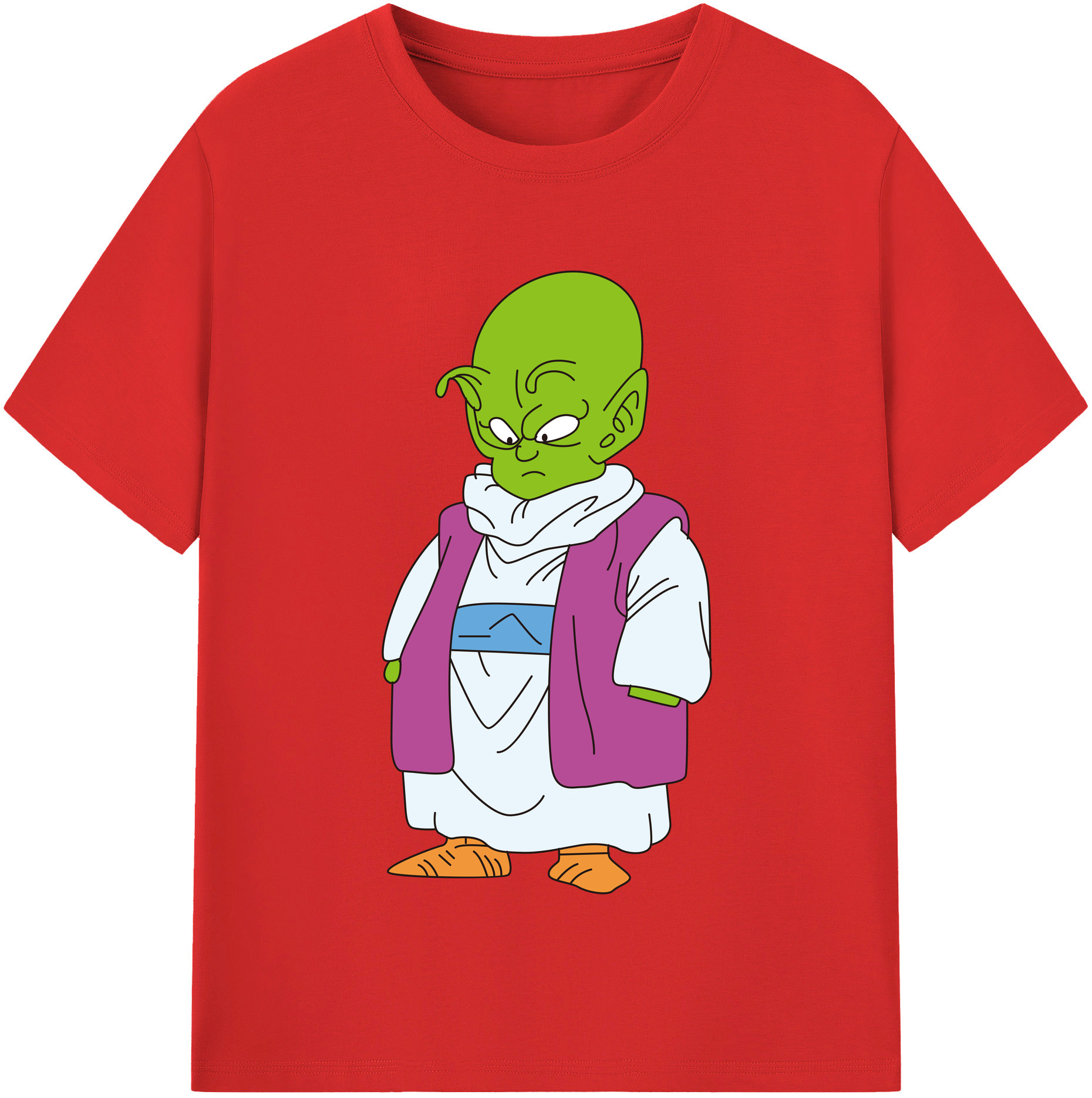 （画像用） ドラゴンボール ピッコロ DRAGON BALL Piccolo 綿100％半袖Tシャツ（フロントプリント）