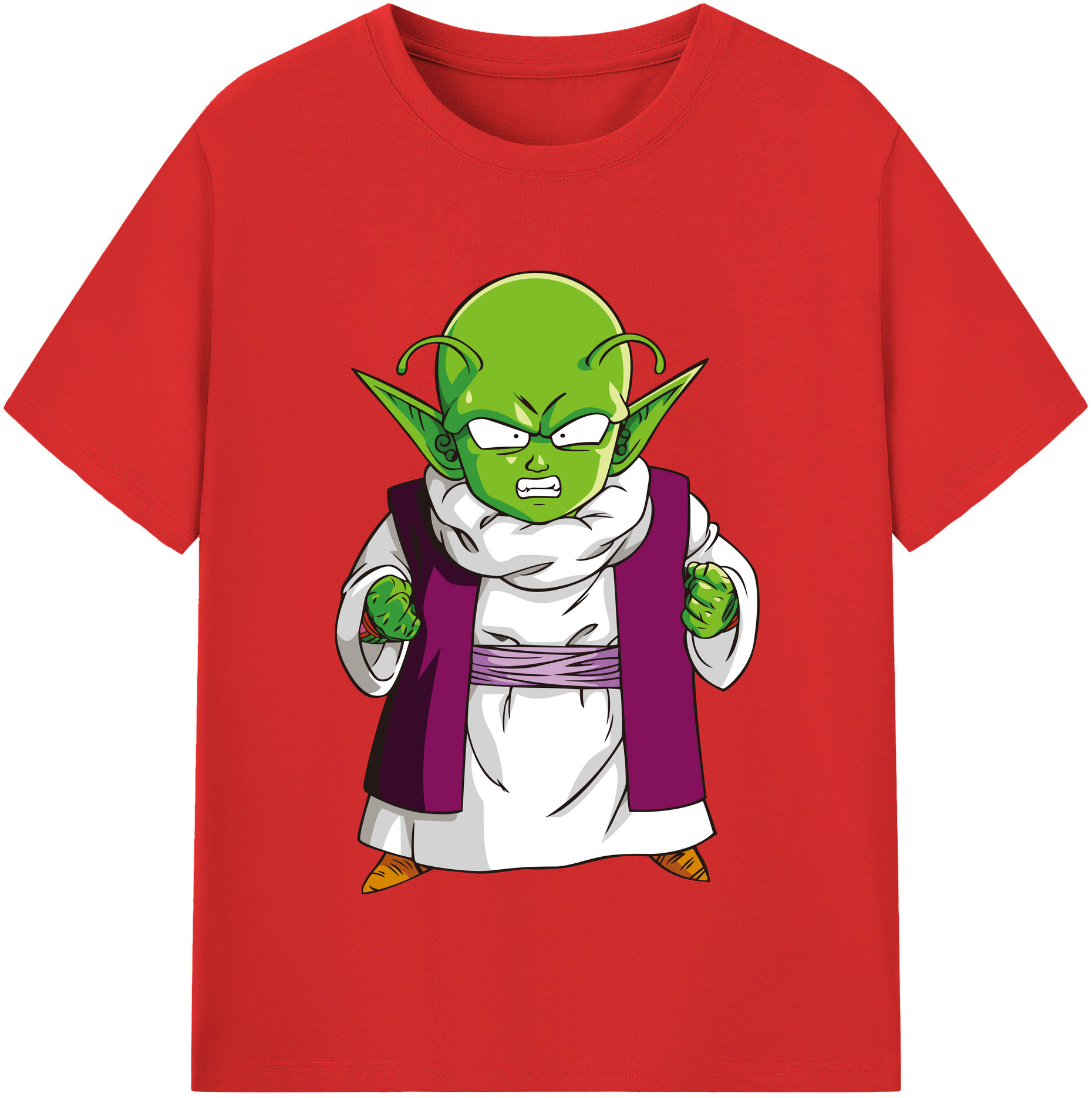 （画像用） ドラゴンボール ピッコロ DRAGON BALL Piccolo 綿100％半袖Tシャツ（フロントプリント）