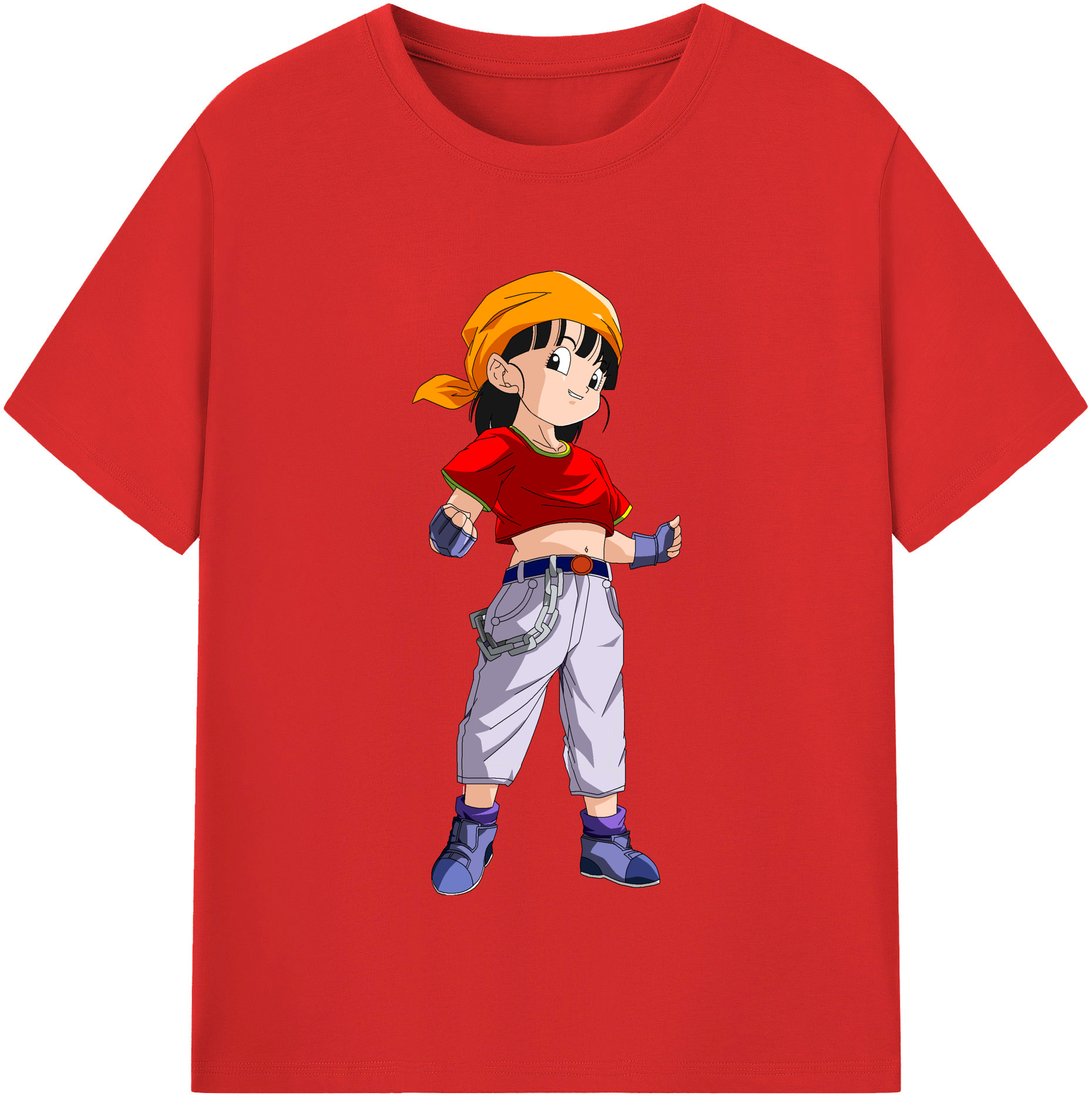 （画像用） ドラゴンボール パン DRAGON BALL Pan 綿100％半袖Tシャツ（フロントプリント）
