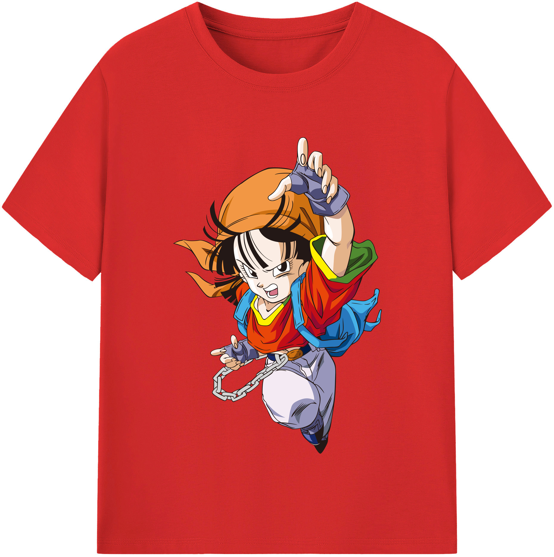 （画像用） ドラゴンボール パン DRAGON BALL Pan 綿100％半袖Tシャツ（フロントプリント）