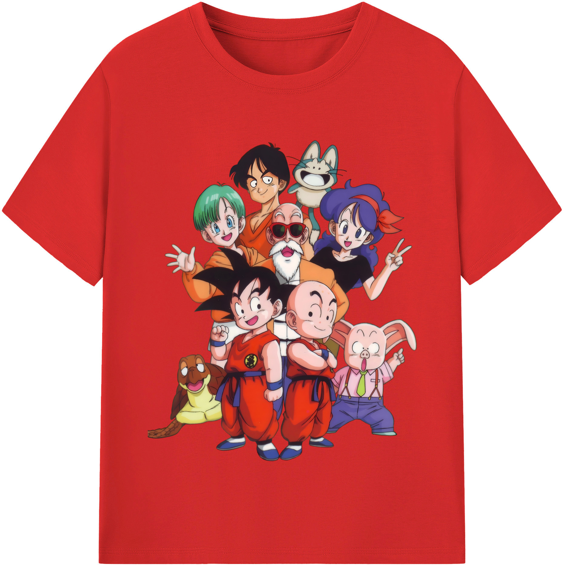 （画像用） ドラゴンボール DRAGON BALL 綿100％半袖Tシャツ（フロントプリント）
