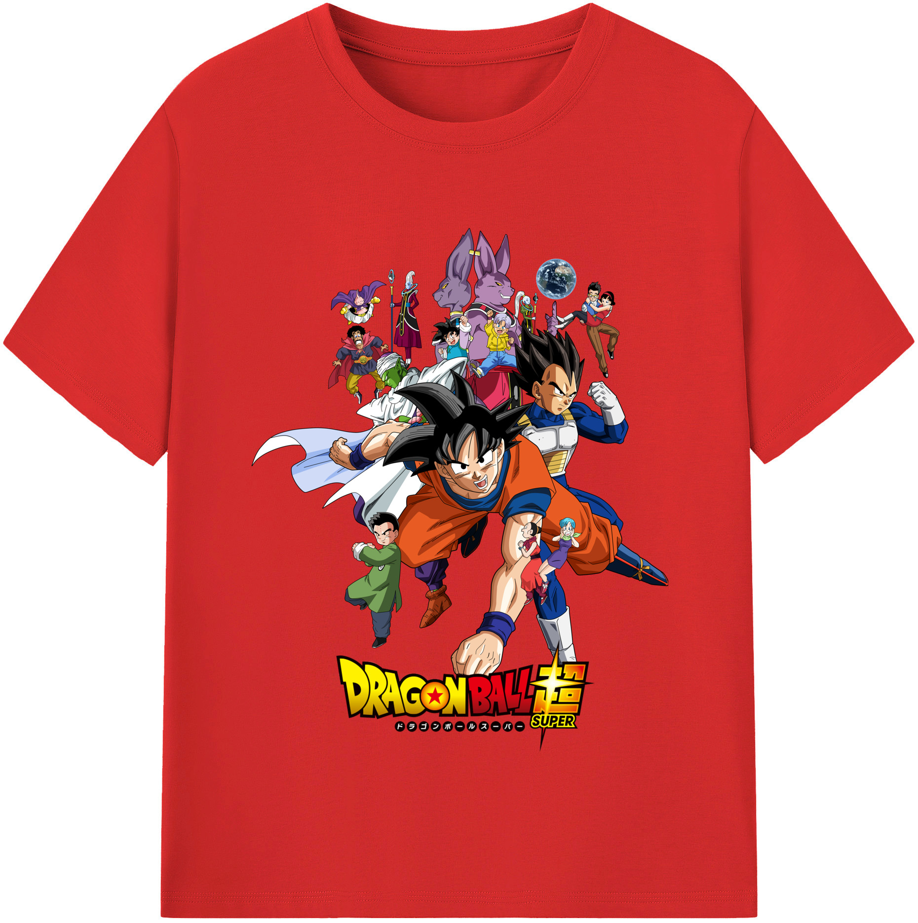 （画像用） ドラゴンボール DRAGON BALL 綿100％半袖Tシャツ（フロントプリント）