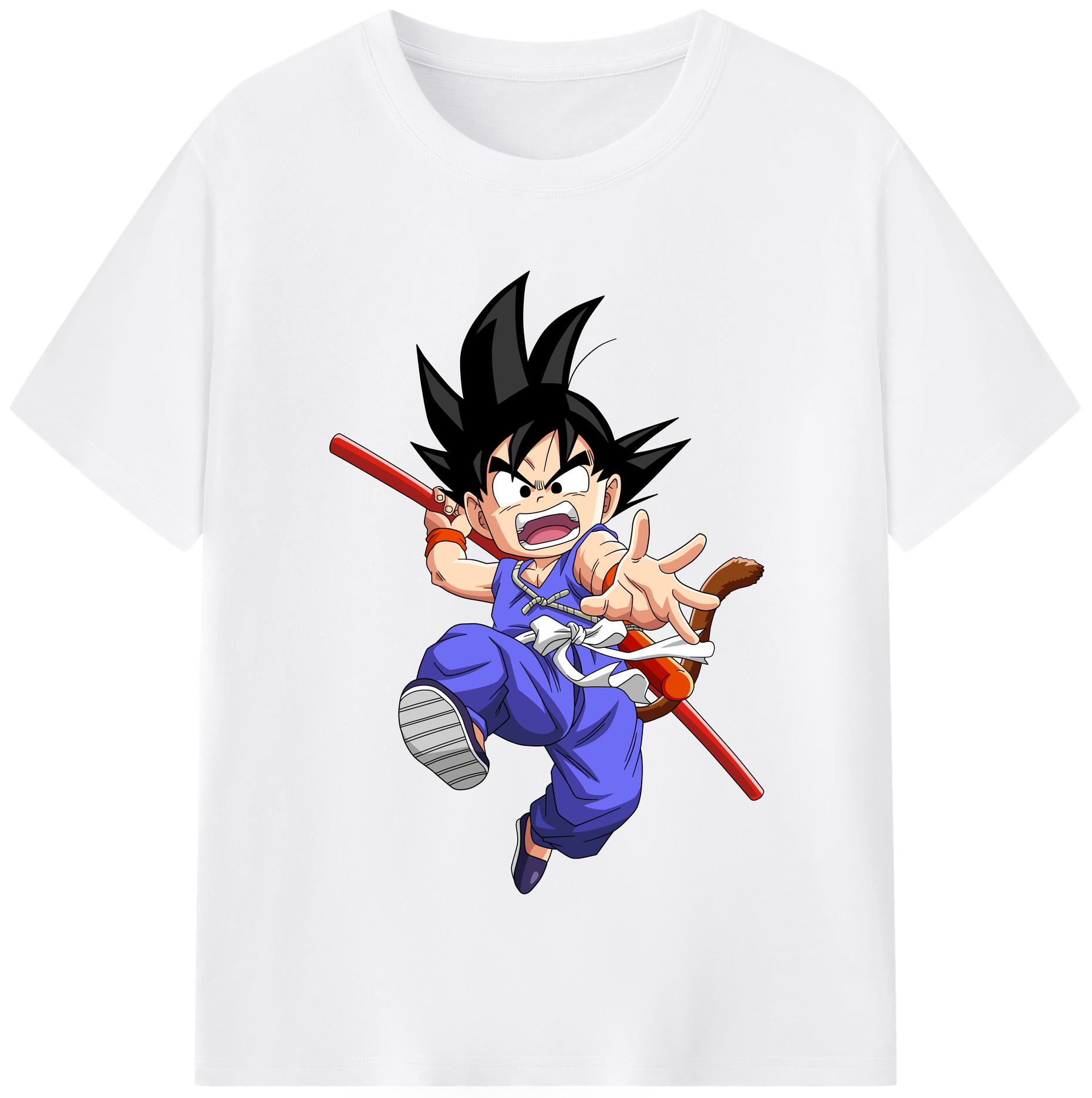 （画像用） ドラゴンボール 孫悟空（そん ごくう）Son Goku カカロット DRAGON BALL Kakarotto 綿100％半袖Tシャツ（フロントプリント）