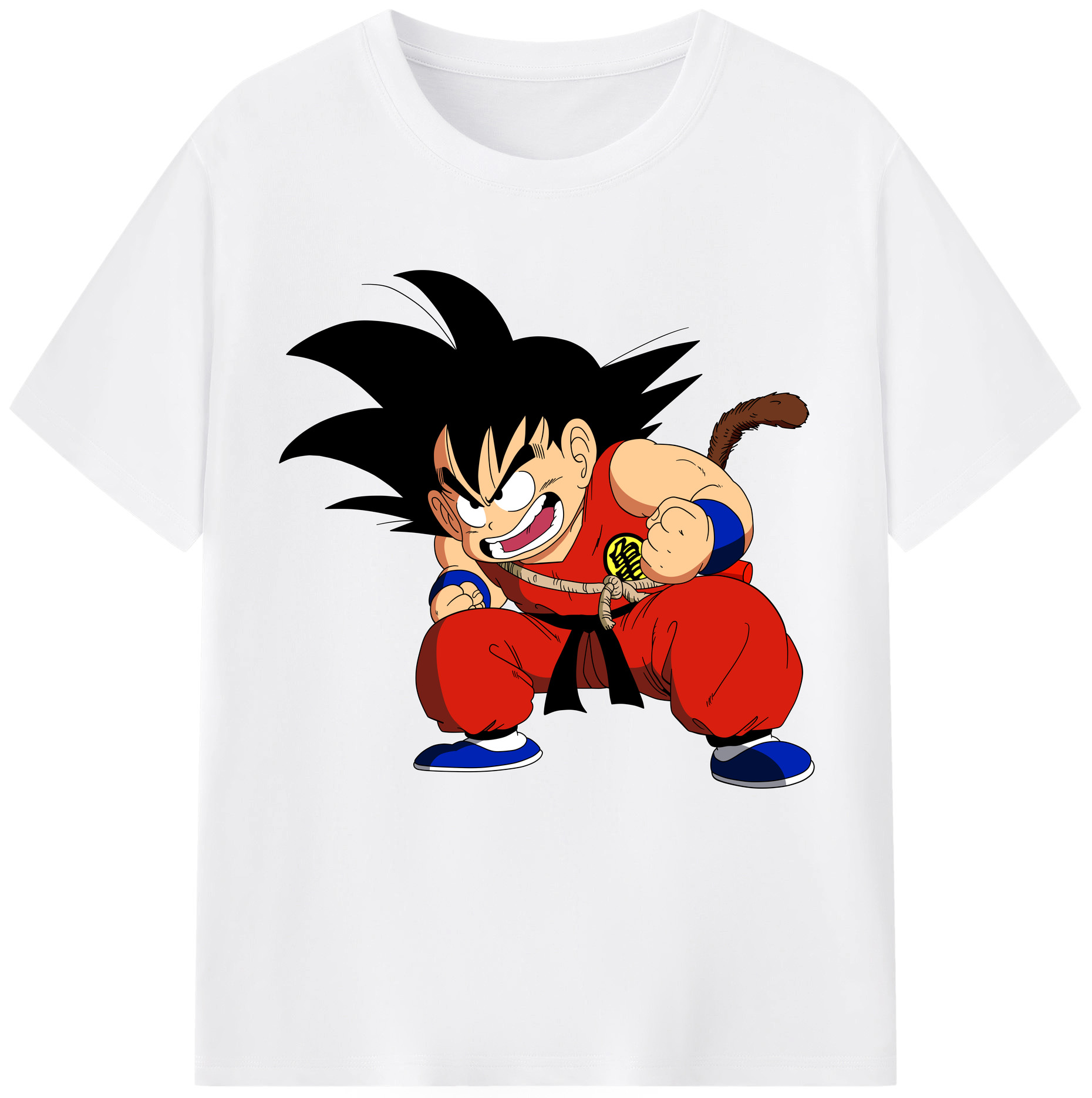 （画像用） ドラゴンボール 孫悟空（そん ごくう）Son Goku カカロット DRAGON BALL Kakarotto 綿100％半袖Tシャツ（フロントプリント）